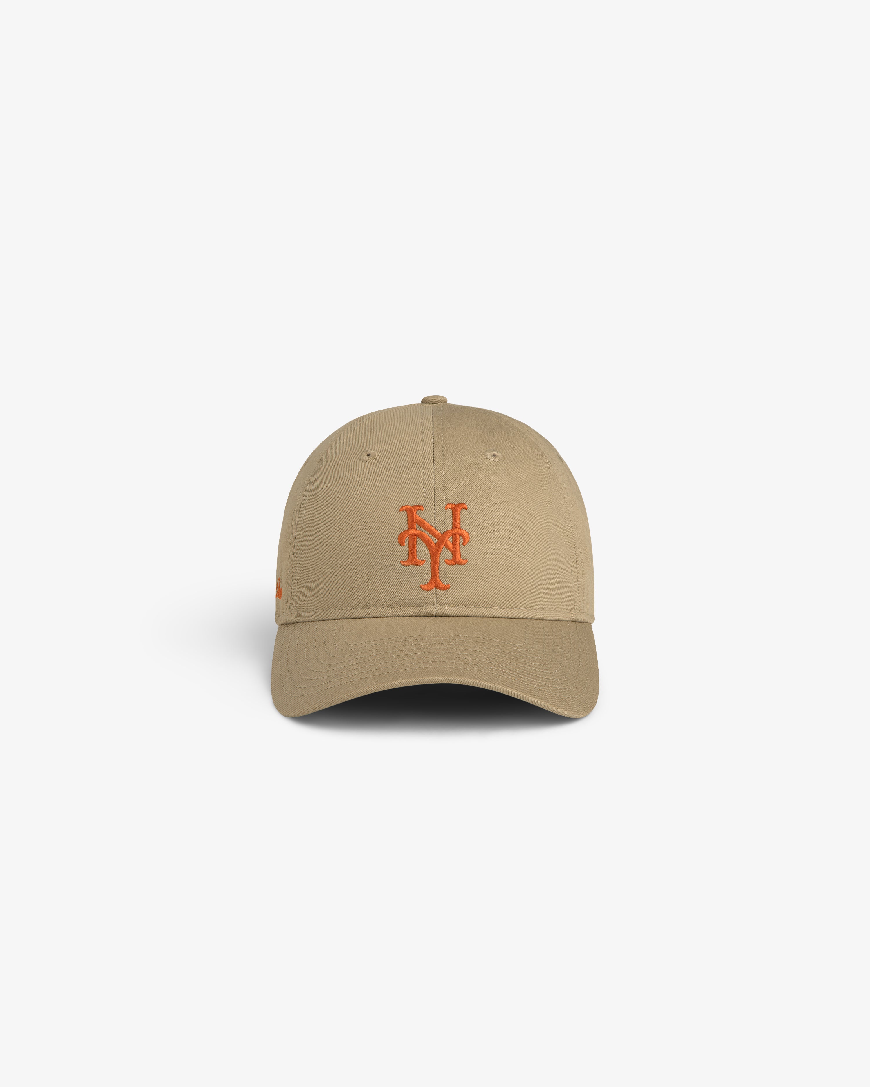 aim-leon-dore-x-new-era-mets-ballpark-hat-kappe-tan image 2