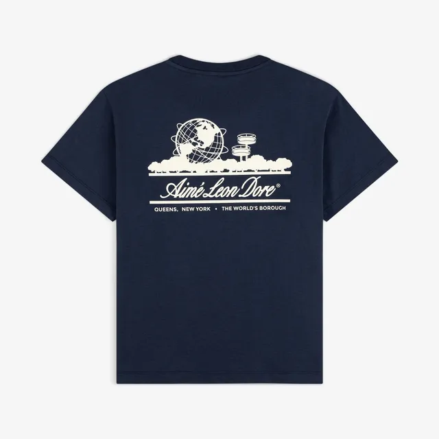 aim-leon-dore-cropped-aloe-blend-unisphere-tee-navy-boxsyg-damen-t-shirt image 1