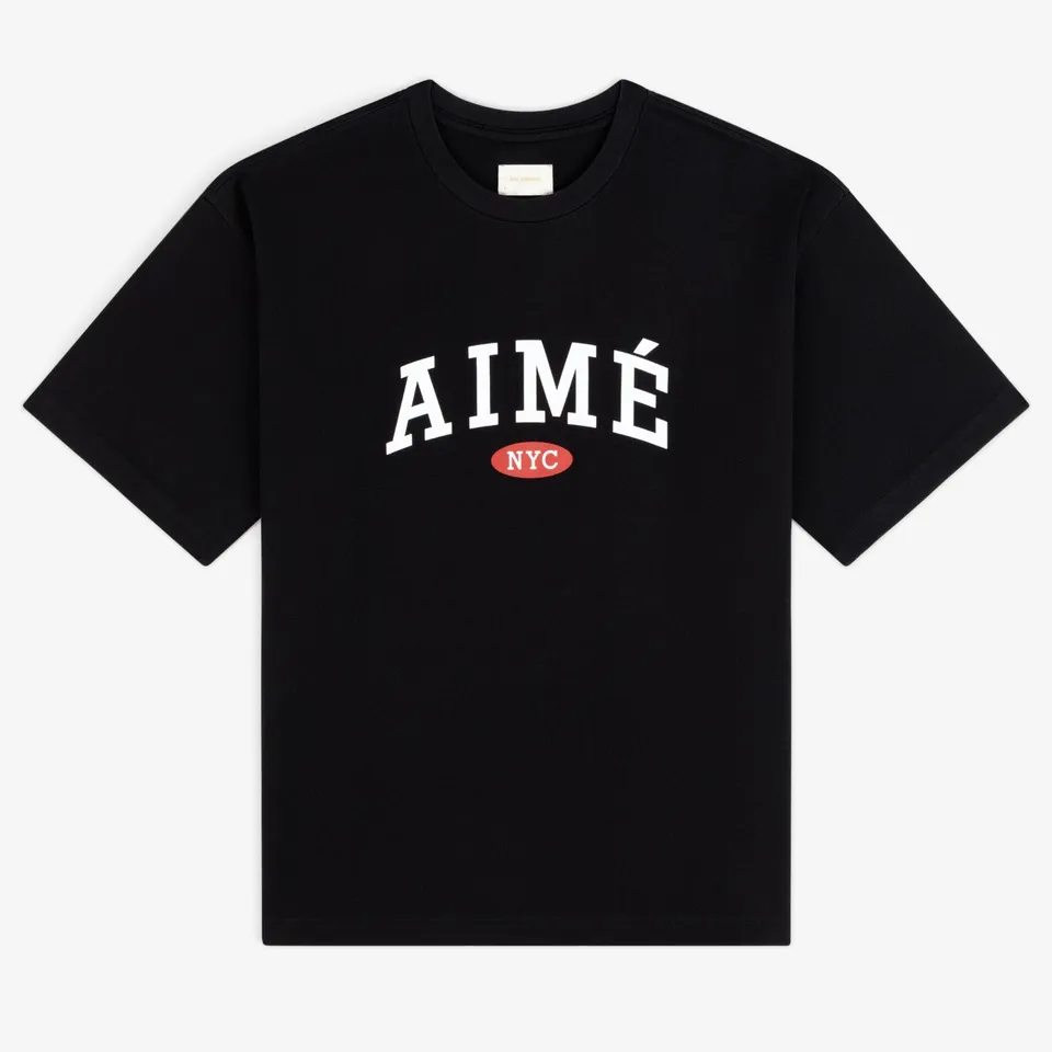 aim-leon-dore-aim-souvenir-tee-t-shirt-boxy-fit-schwarz image 1