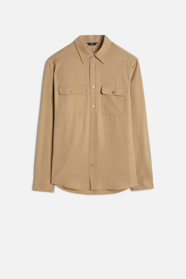 7-for-all-mankind-fluid-military-shirt-taupe-herren-hemd image 1