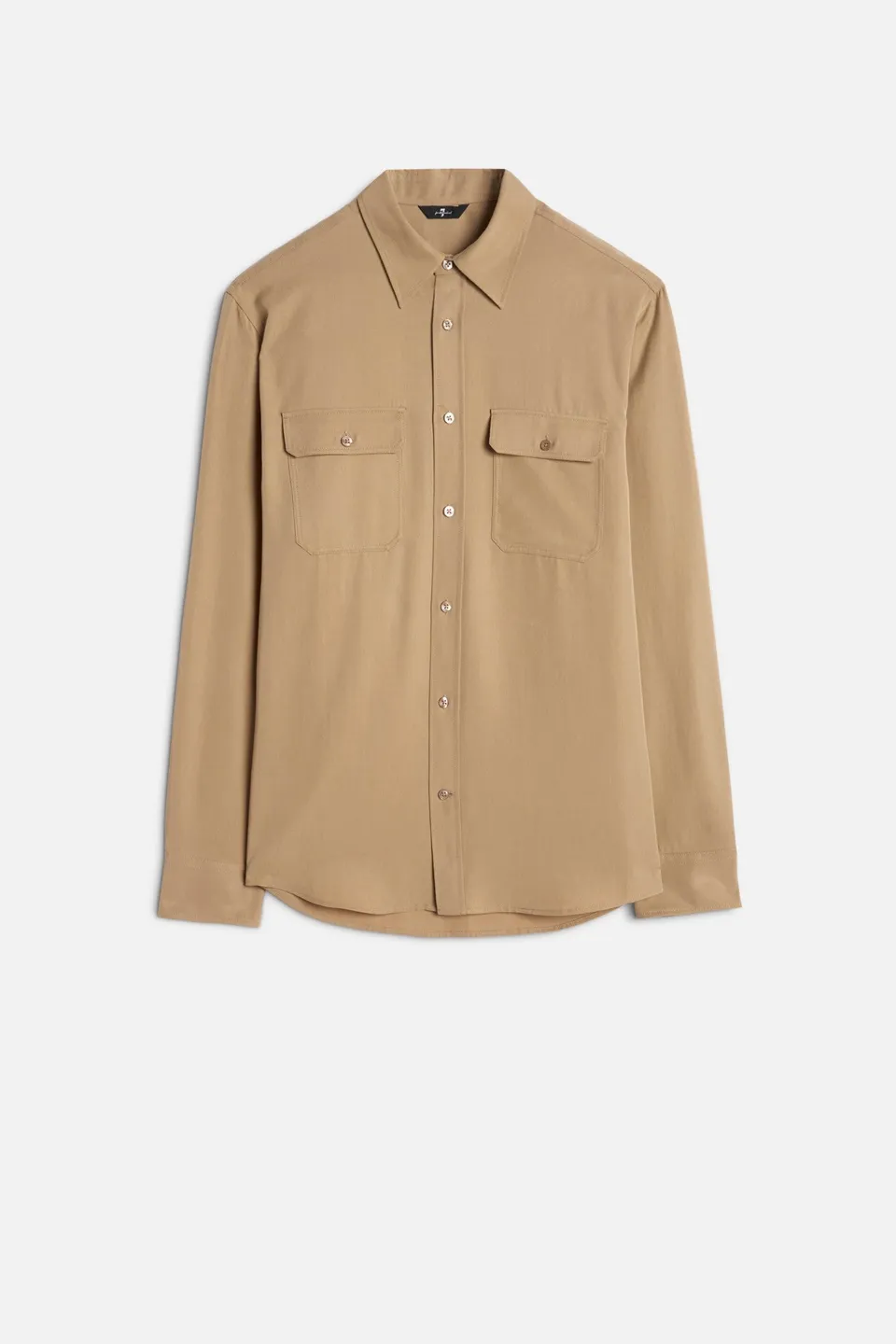7-for-all-mankind-fluid-military-shirt-taupe-herren-hemd image 1