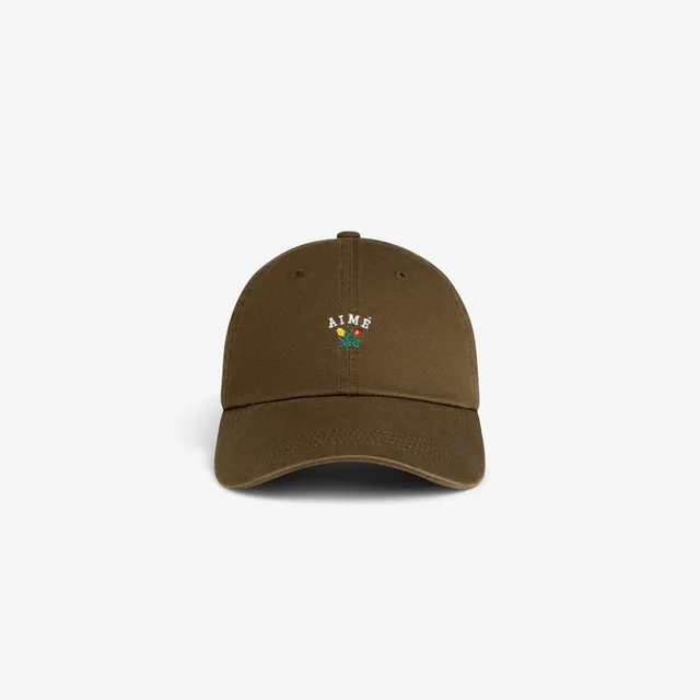 aim-leon-dore-crest-logo-hat-olive image 1