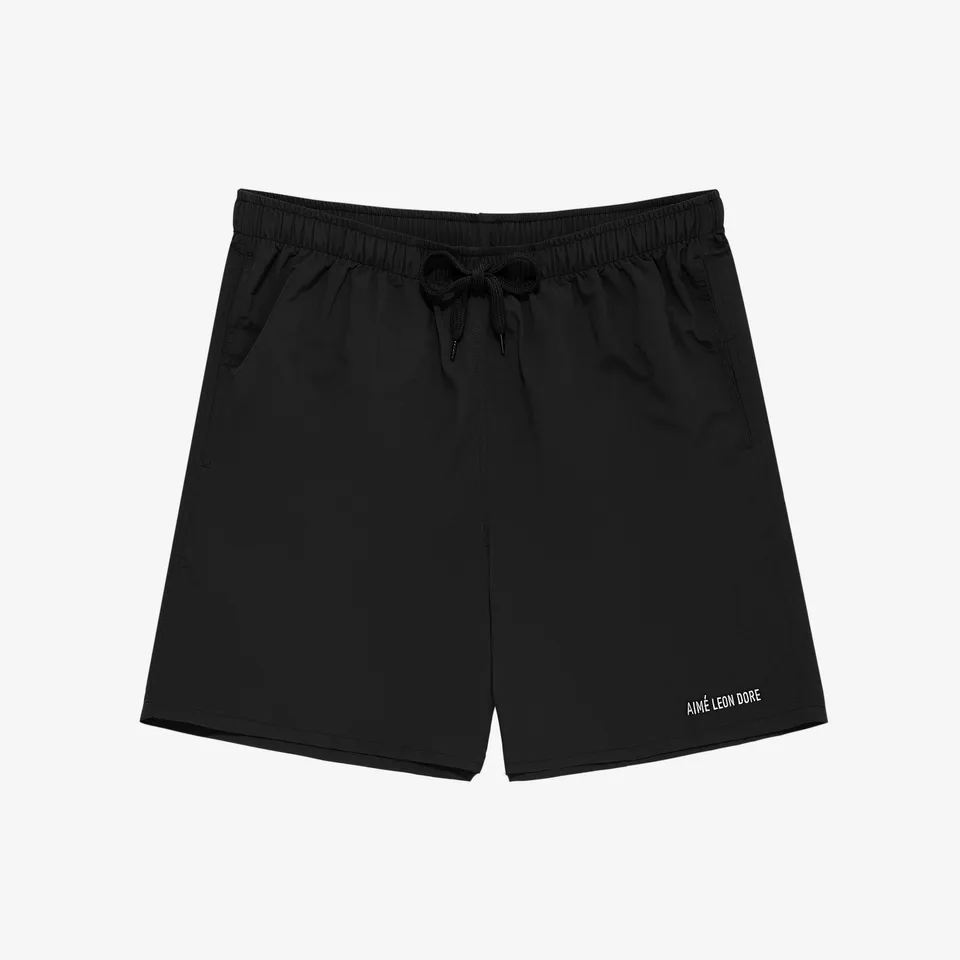 aim-leon-dore-core-nylon-short-black-shorts image 1