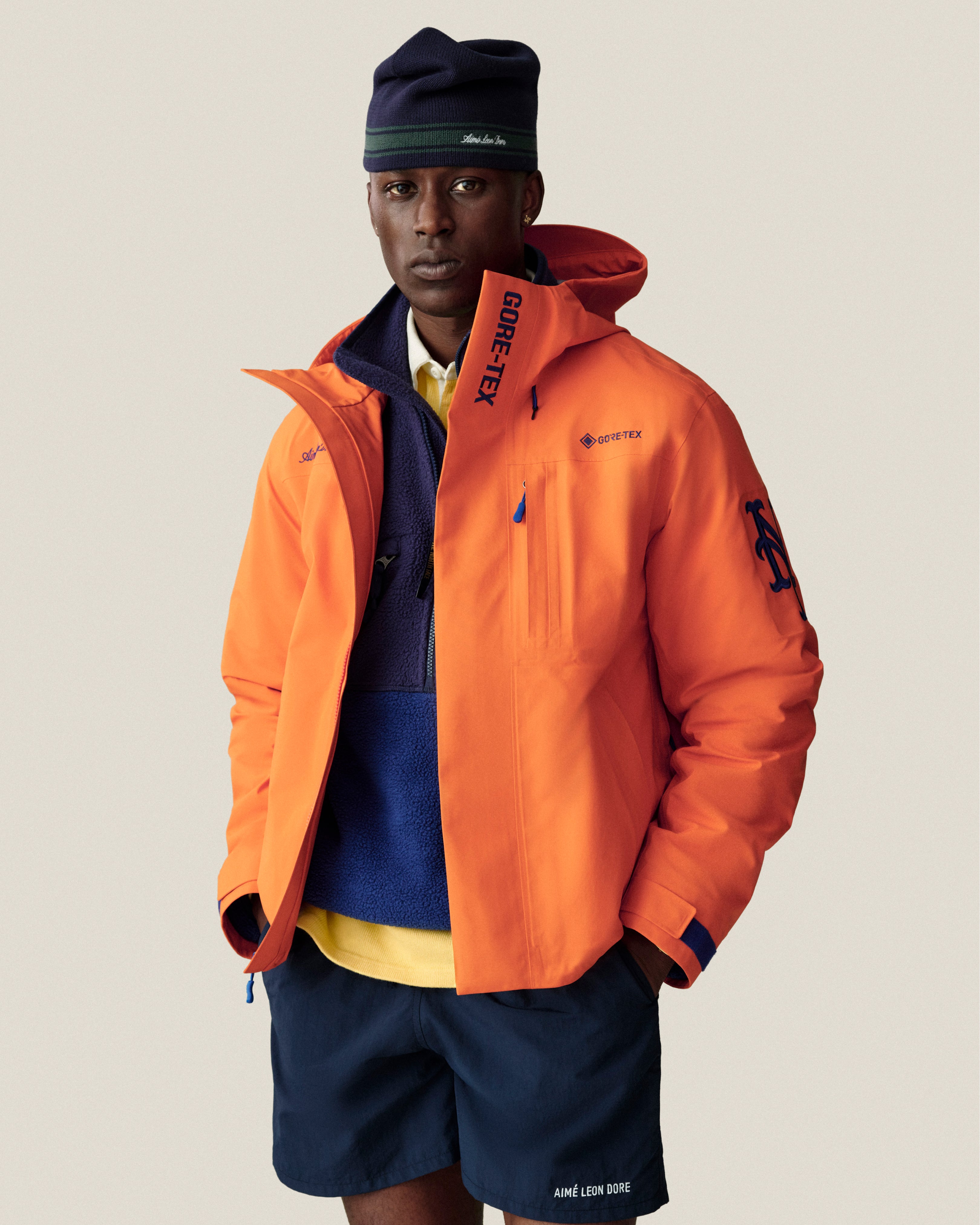aim-leon-dore-mets-gore-tex-rain-delay-jacket-orange image 3
