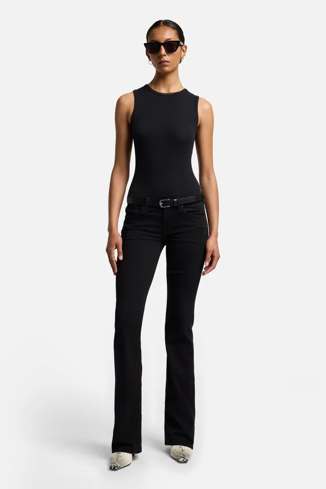 7-for-all-mankind-b-air-original-bootcut-jeans-rinsed-black-damen image 1