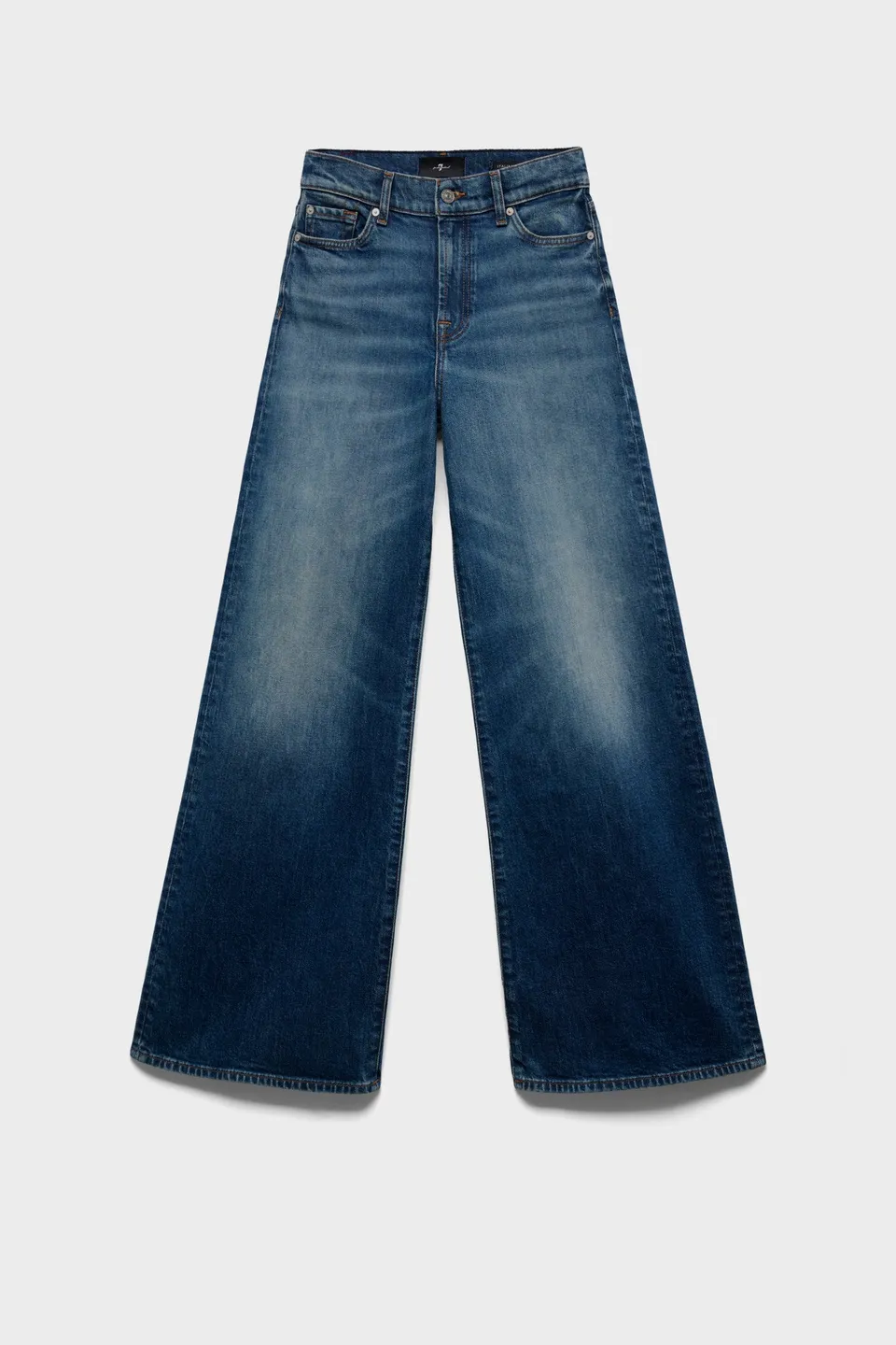 7-for-all-mankind-tailorless-lotta-denim-blue-core-wide-leg-jeans image 1