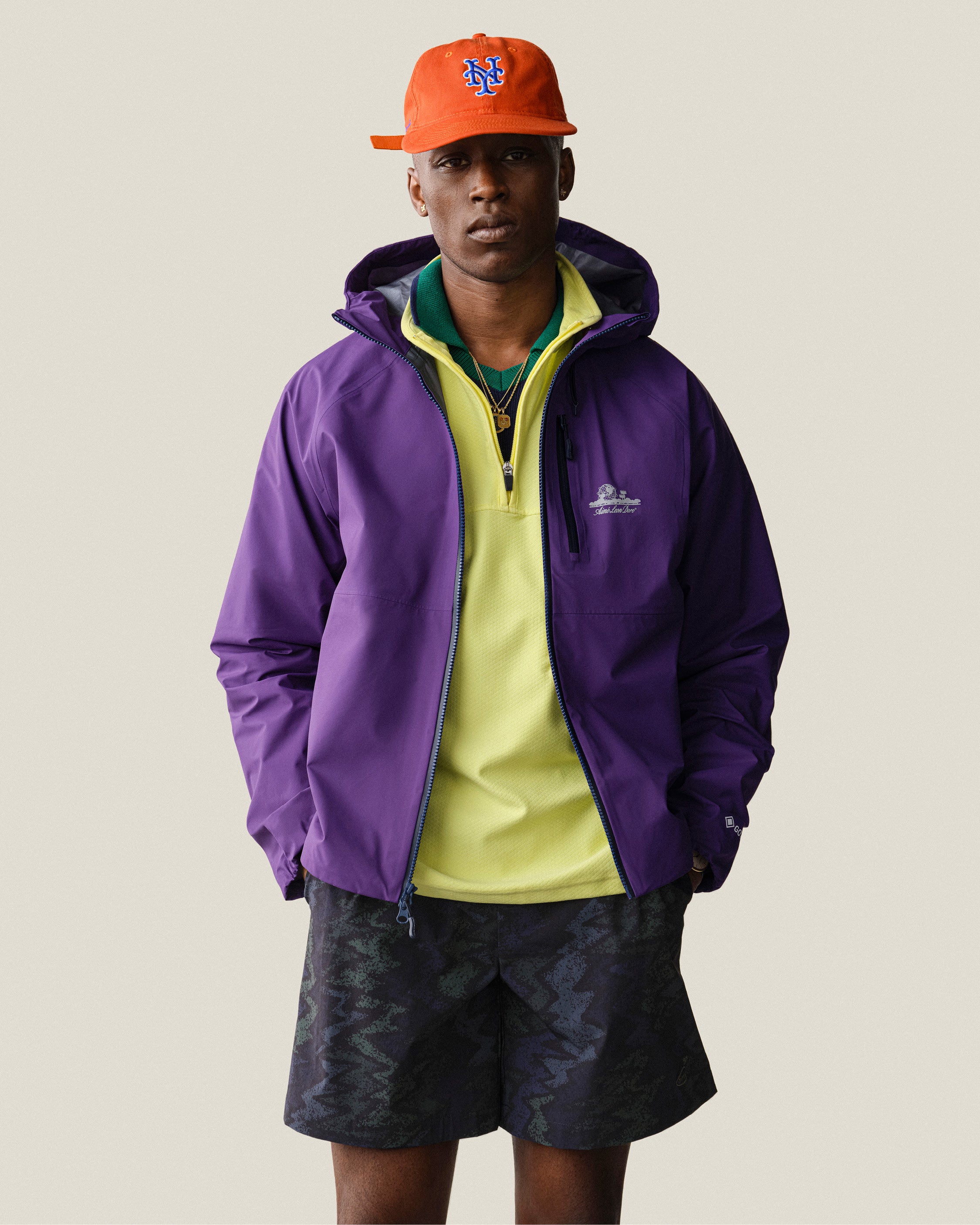 aim-leon-dore-lightweight-gore-tex-shell-jacket-lila-3l-regenjacke image 3