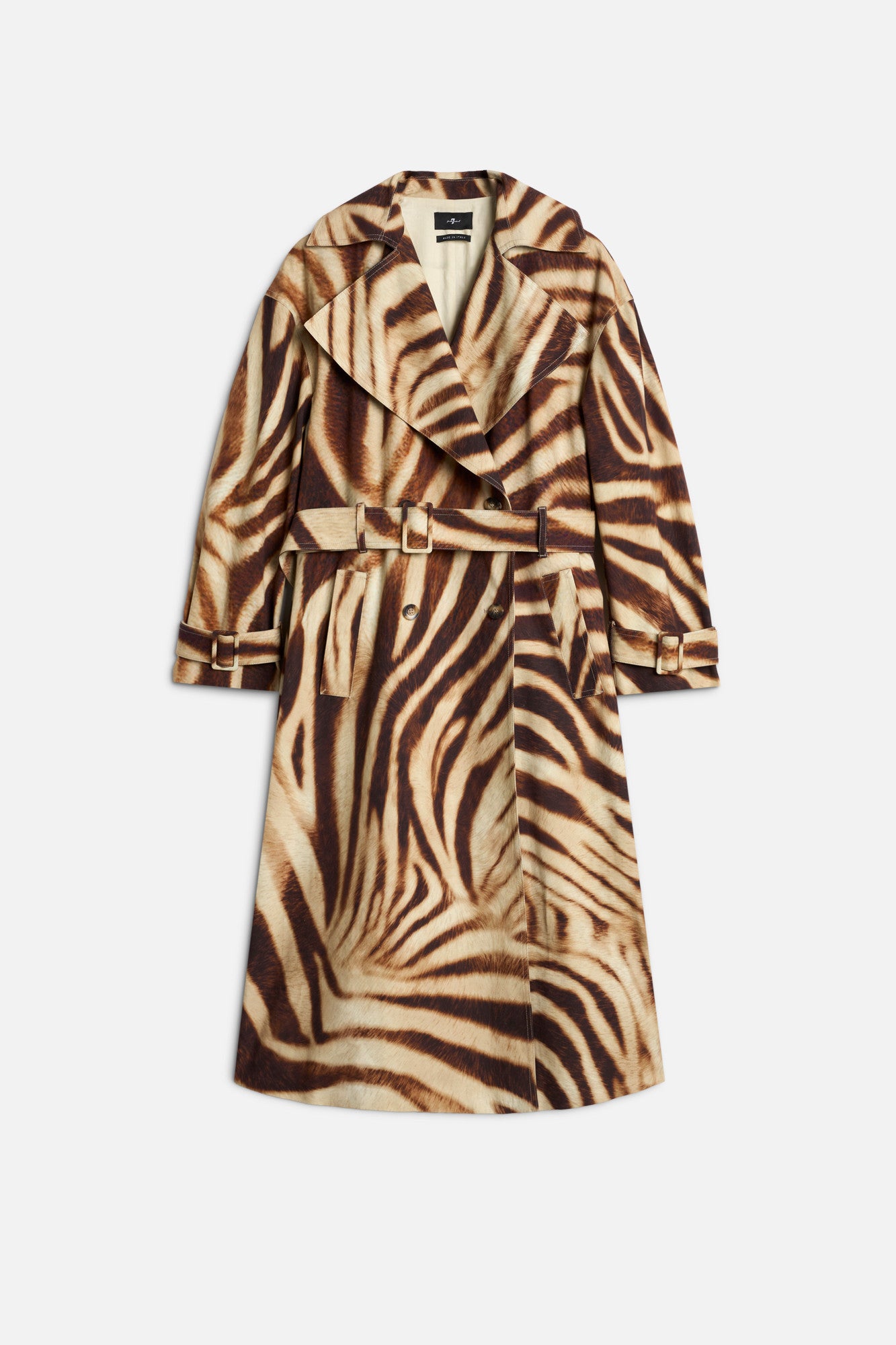7-for-all-mankind-trench-coat-canvas-zebra-damen image 1