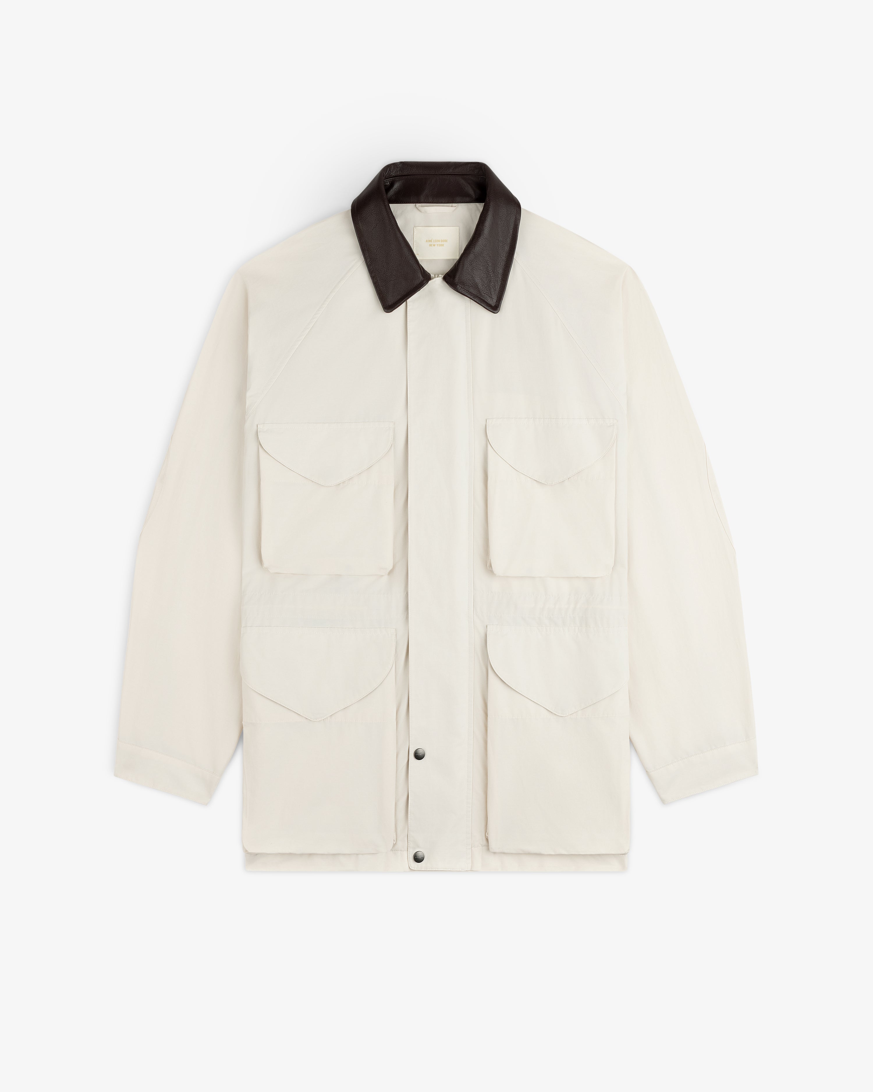 aim-leon-dore-lightweight-barn-jacket-creme image 2
