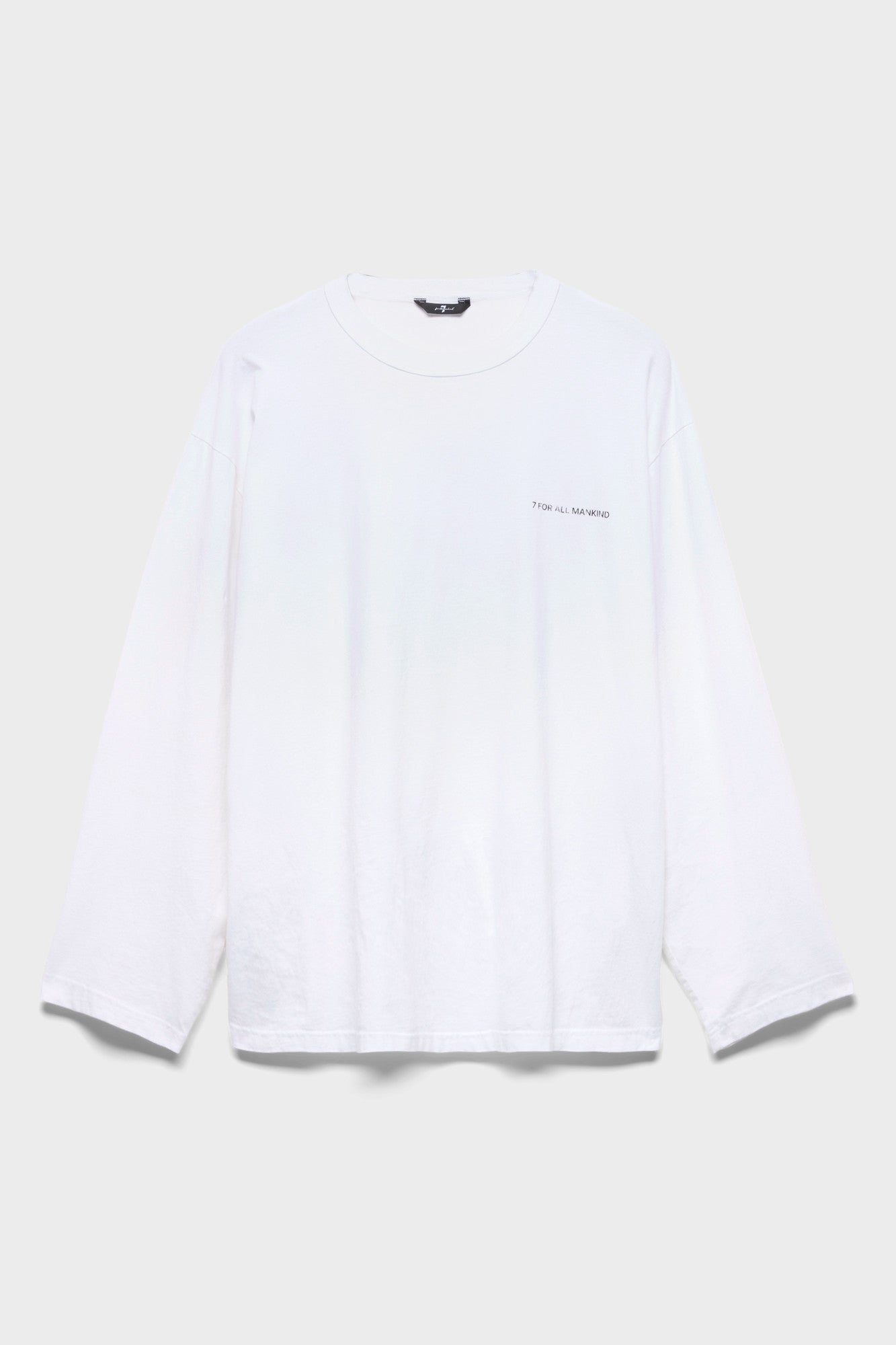 7-for-all-mankind-long-sleeve-graphic-tee-herren-free-white image 1