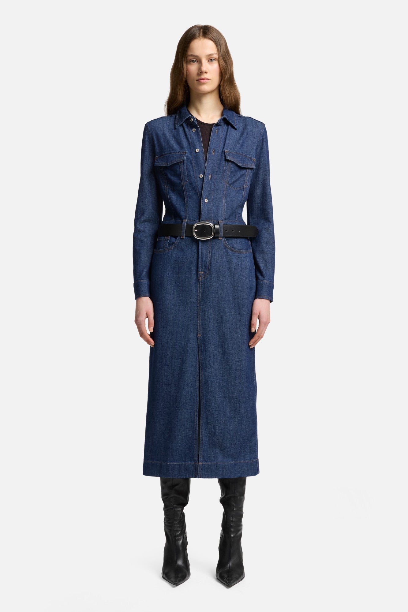 7-for-all-mankind-weightless-denim-maxikleid-halona-damen image 2