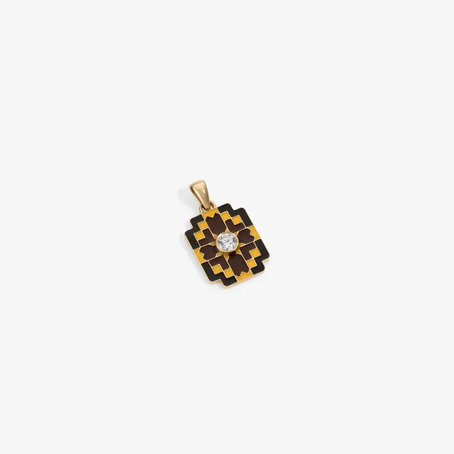 aim-leon-dore-diamond-mosaic-pendant-14kt-gold-anh-nger image 1