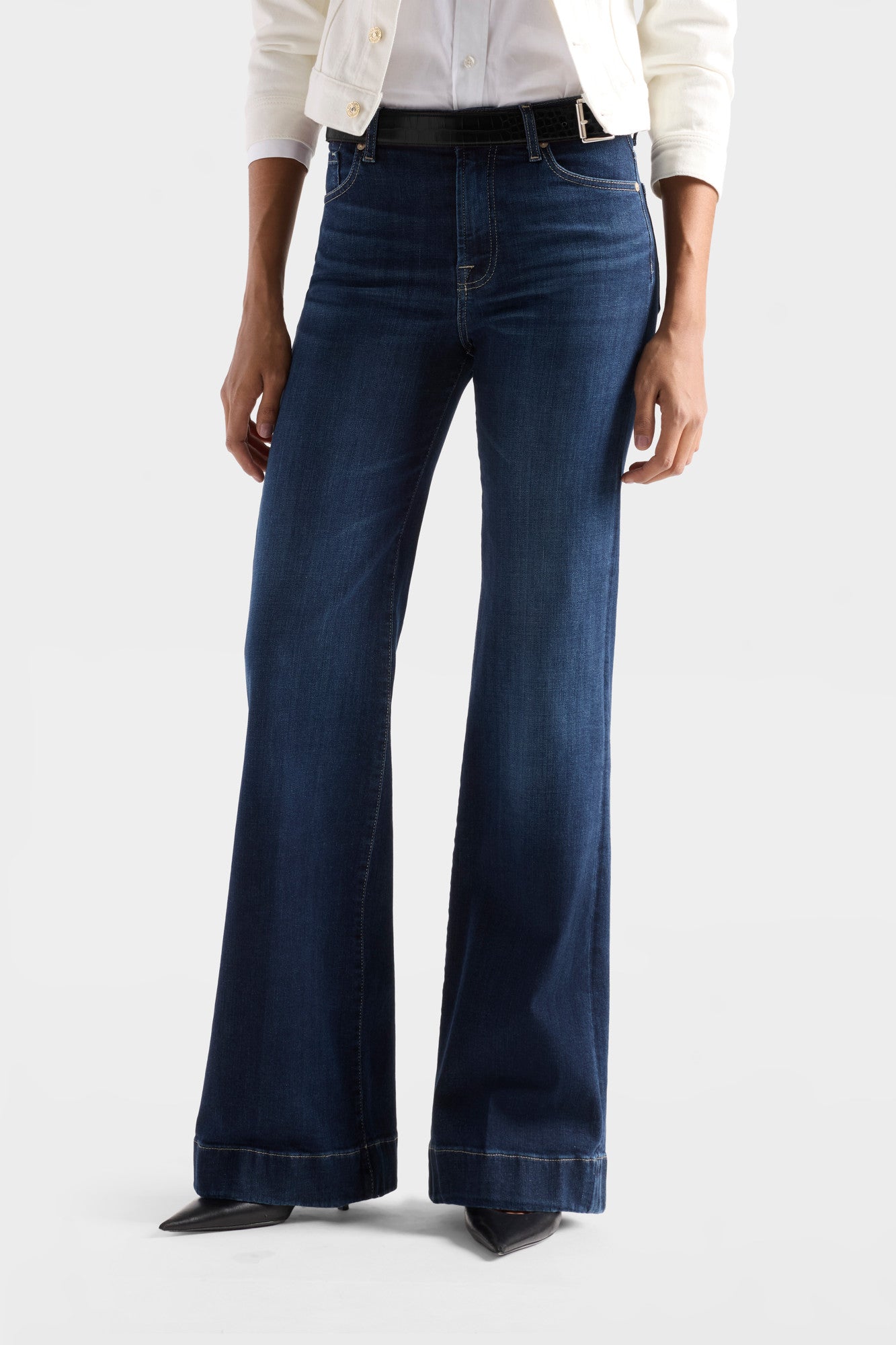 7-for-all-mankind-modern-dojo-flare-jeans-slim-illusion-deepnight-damen image 3