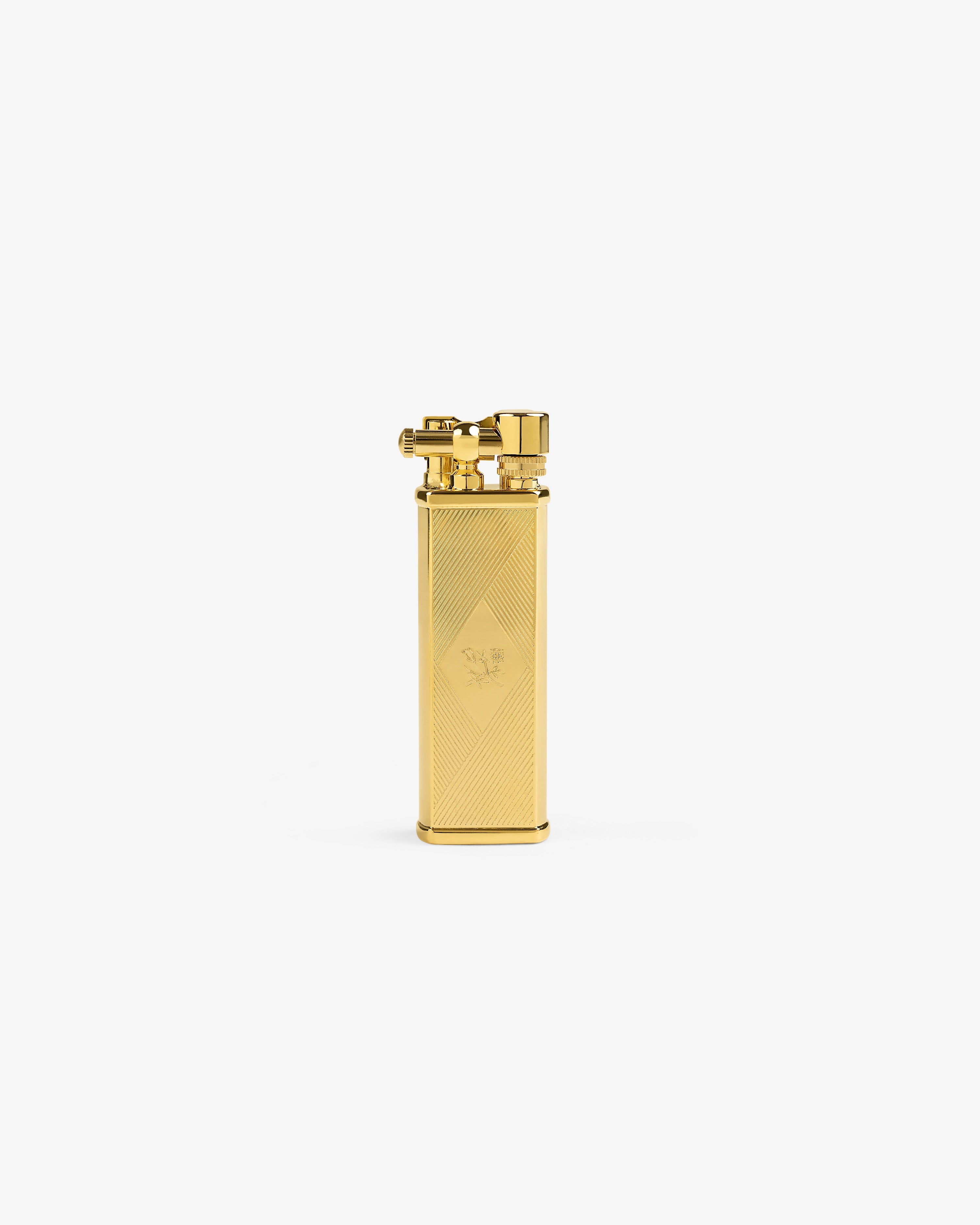 aim-leon-dore-queens-crest-feuerzeug-gold-messing image 2