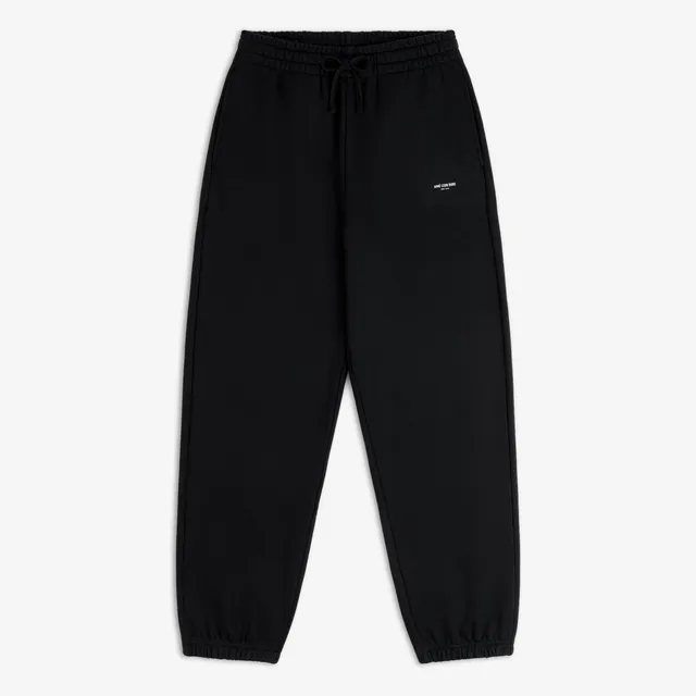 aim-leon-dore-micro-logo-sweatpants-schwarz-heavy-fleece image 1