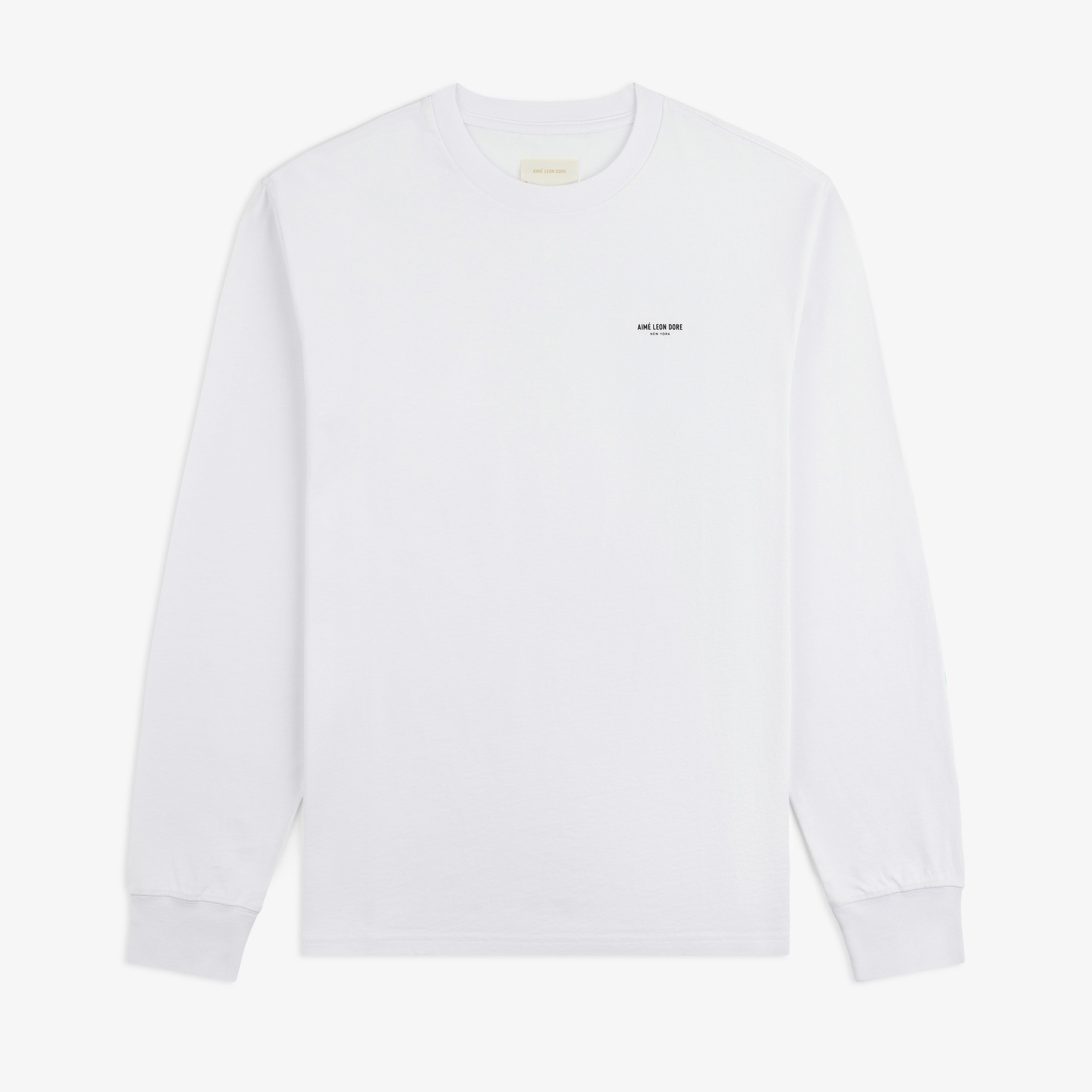 aim-leon-dore-long-sleeve-micro-logo-tee-wei-es-langarmshirt image 1