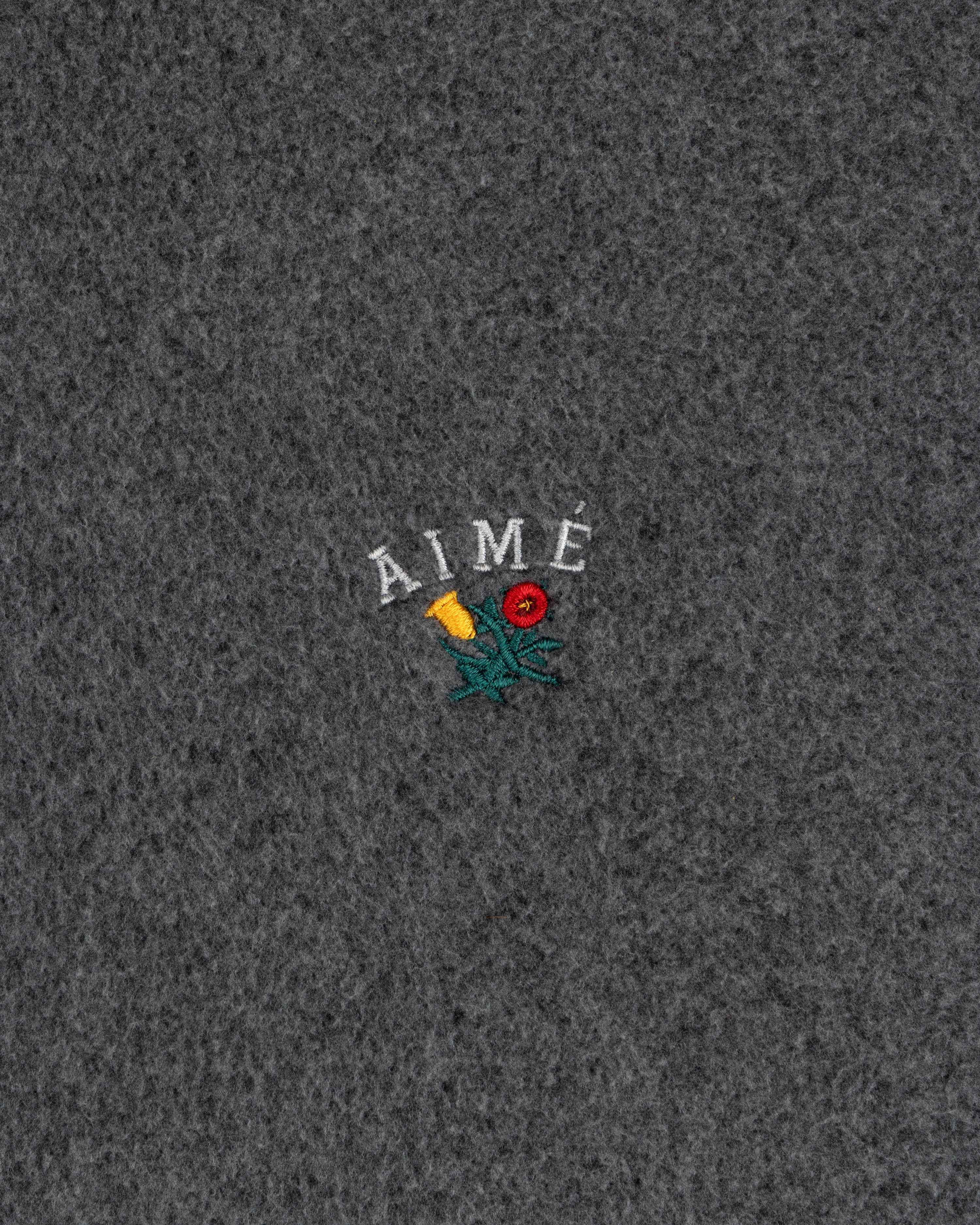 aim-leon-dore-crest-fleece-full-zip-hoodie-grau image 4
