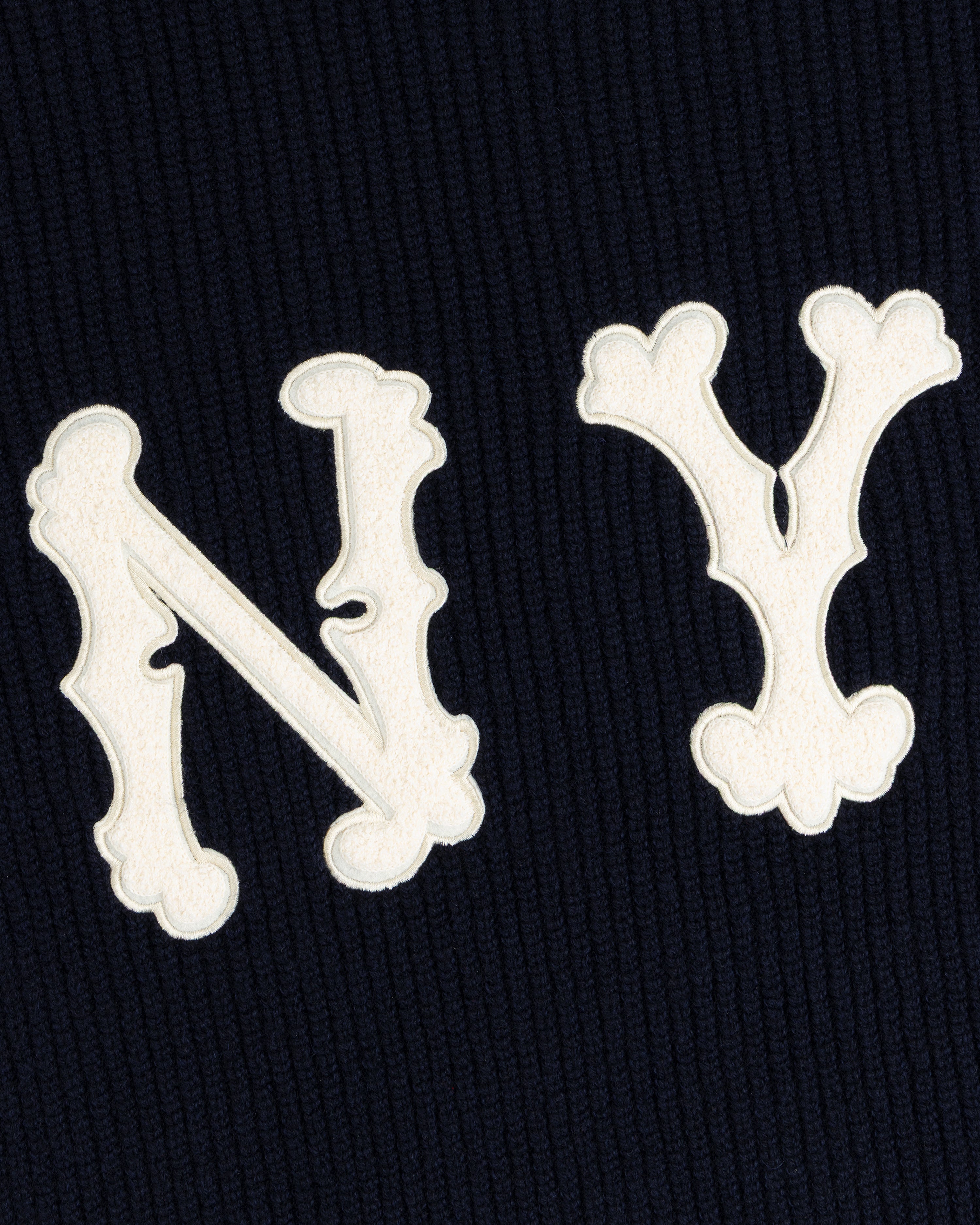 aim-leon-dore-ny-highlanders-ribbed-wool-crewneck-pullover-navy image 5