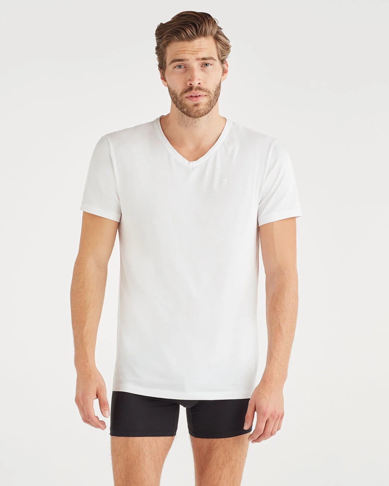 7-for-all-mankind-v-neck-tee-2er-pack-wei-herren image 2