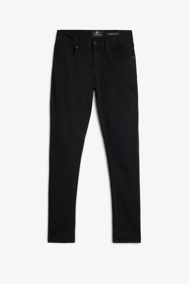 7-for-all-mankind-slimmy-tapered-jeans-herren-luxe-performance-black image 1
