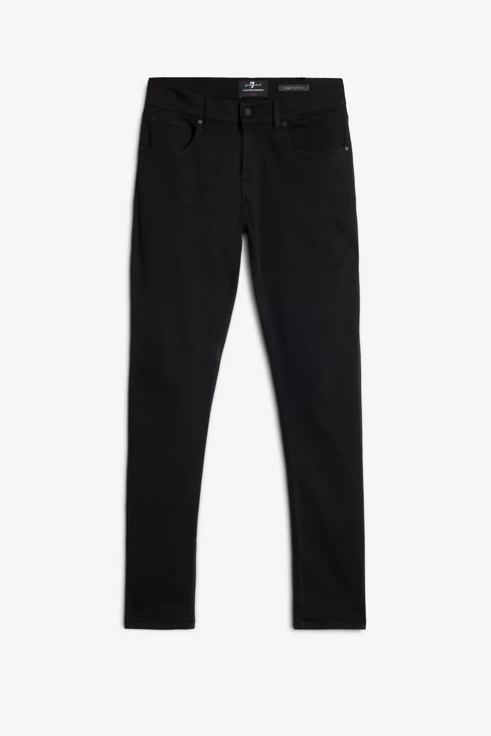 7-for-all-mankind-slimmy-tapered-jeans-herren-luxe-performance-black image 1