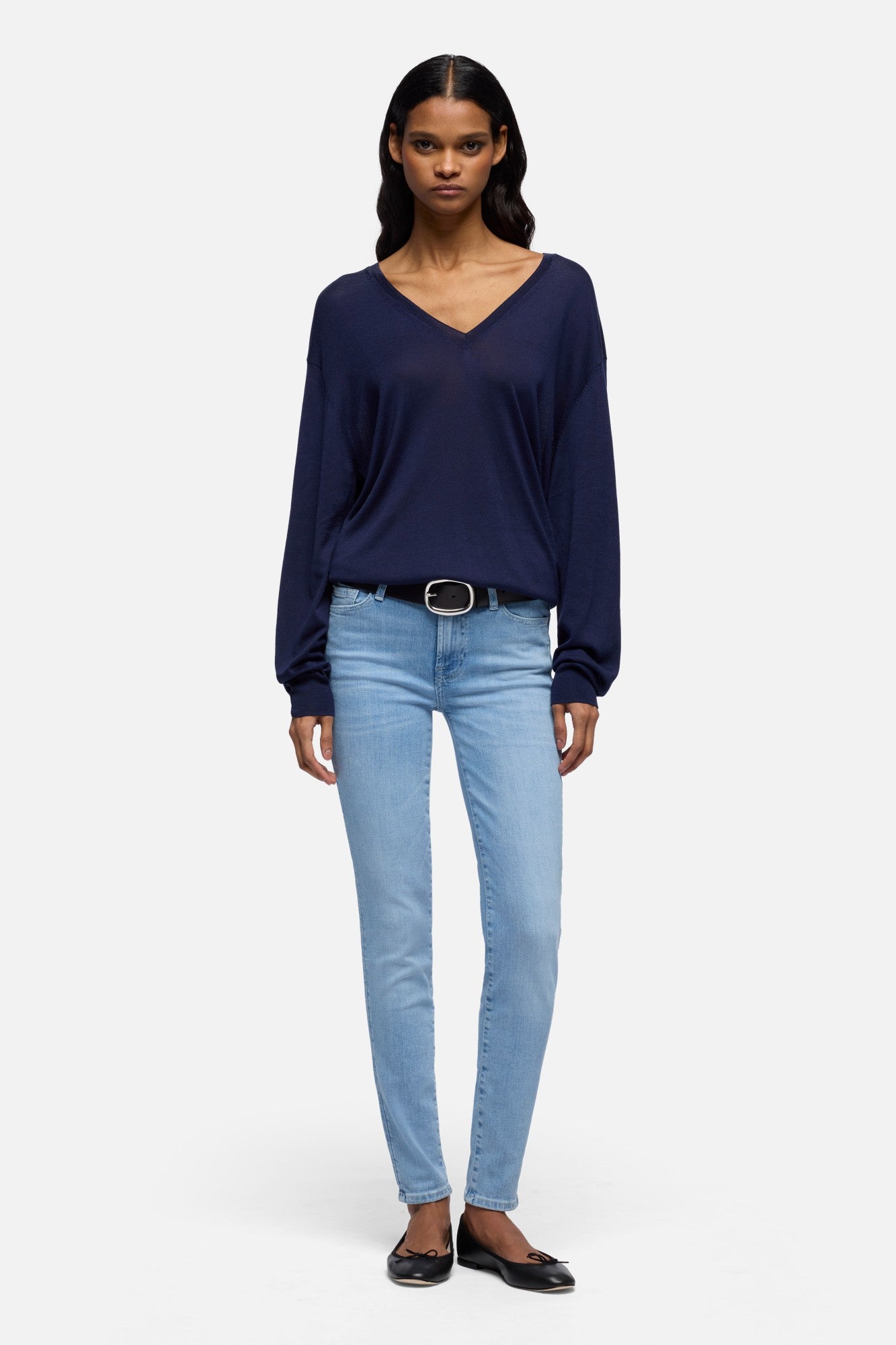 7-for-all-mankind-high-waist-skinny-jeans-indigo-bloom-damen image 3