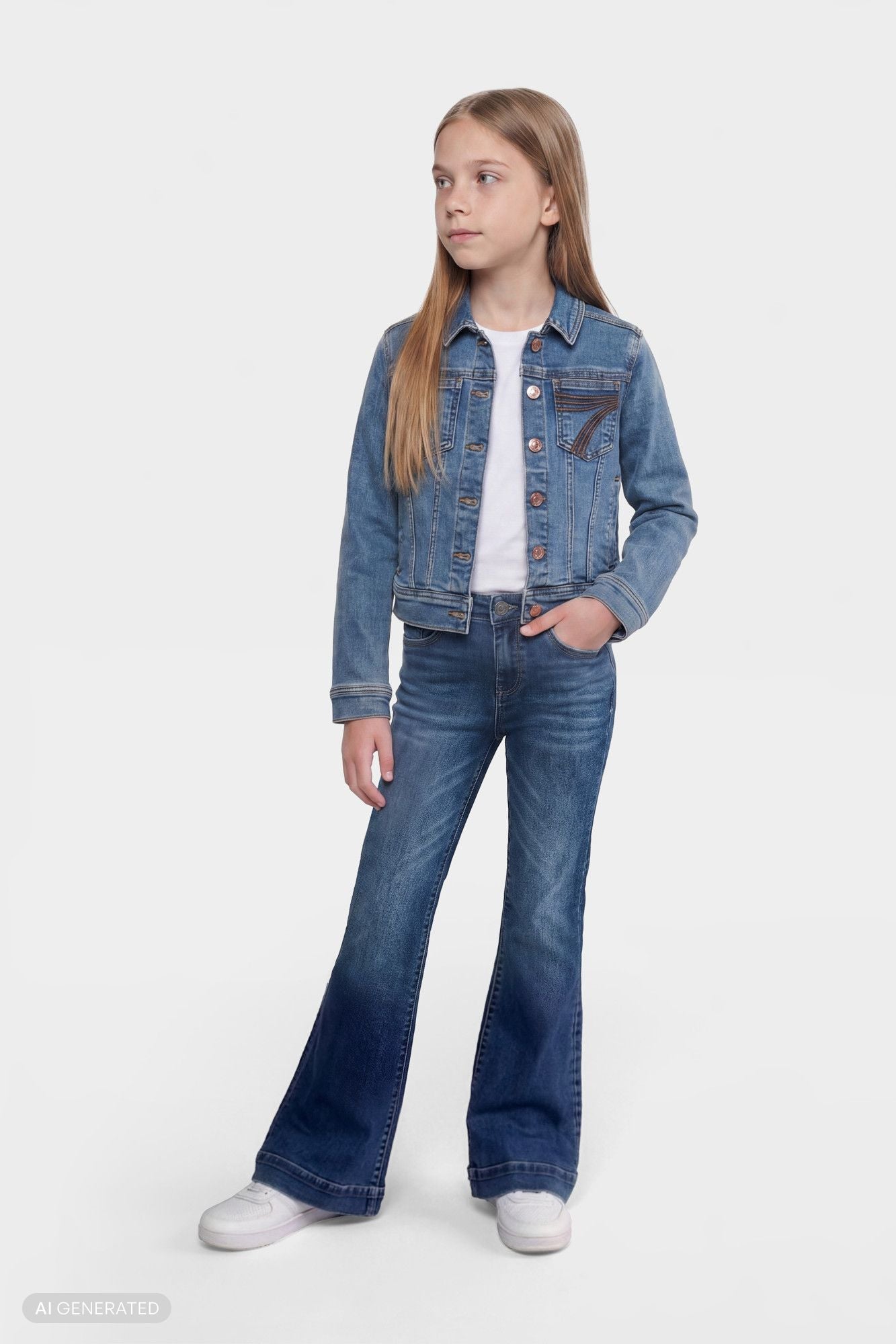 7-for-all-mankind-girls-mini-dojo-flare-jeans-slim-illusion-lake-blue image 2