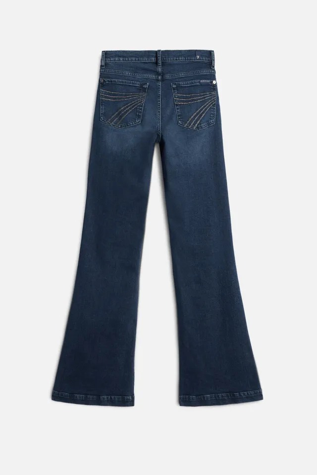 7-for-all-mankind-dojo-jeans-spill-mid-rise-flare-damenjeans-dunkelblau image 1