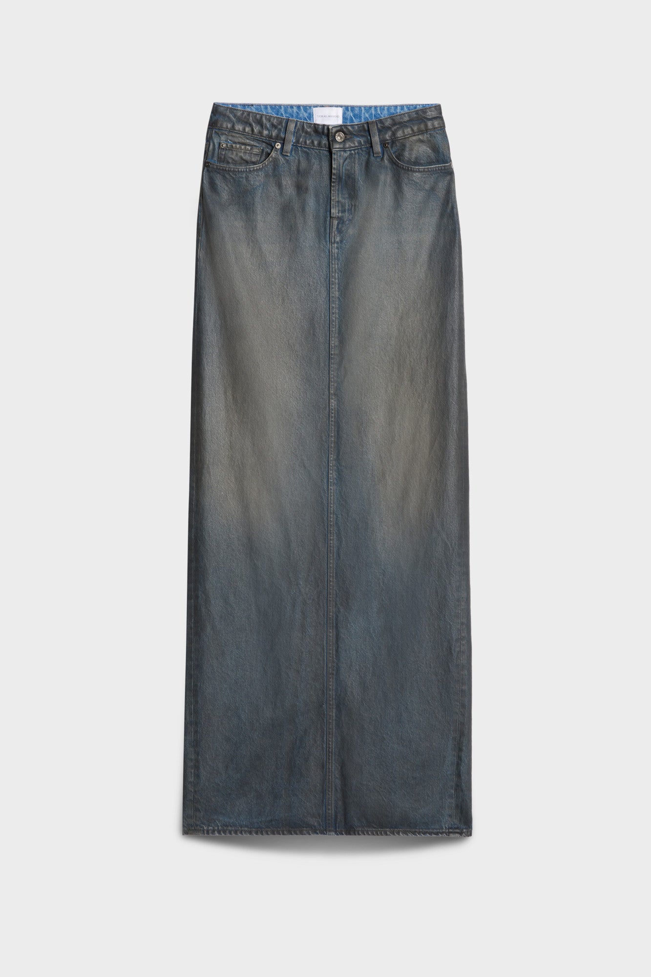 7-for-all-mankind-full-length-jeansrock-nolita-damen-maxirock image 1