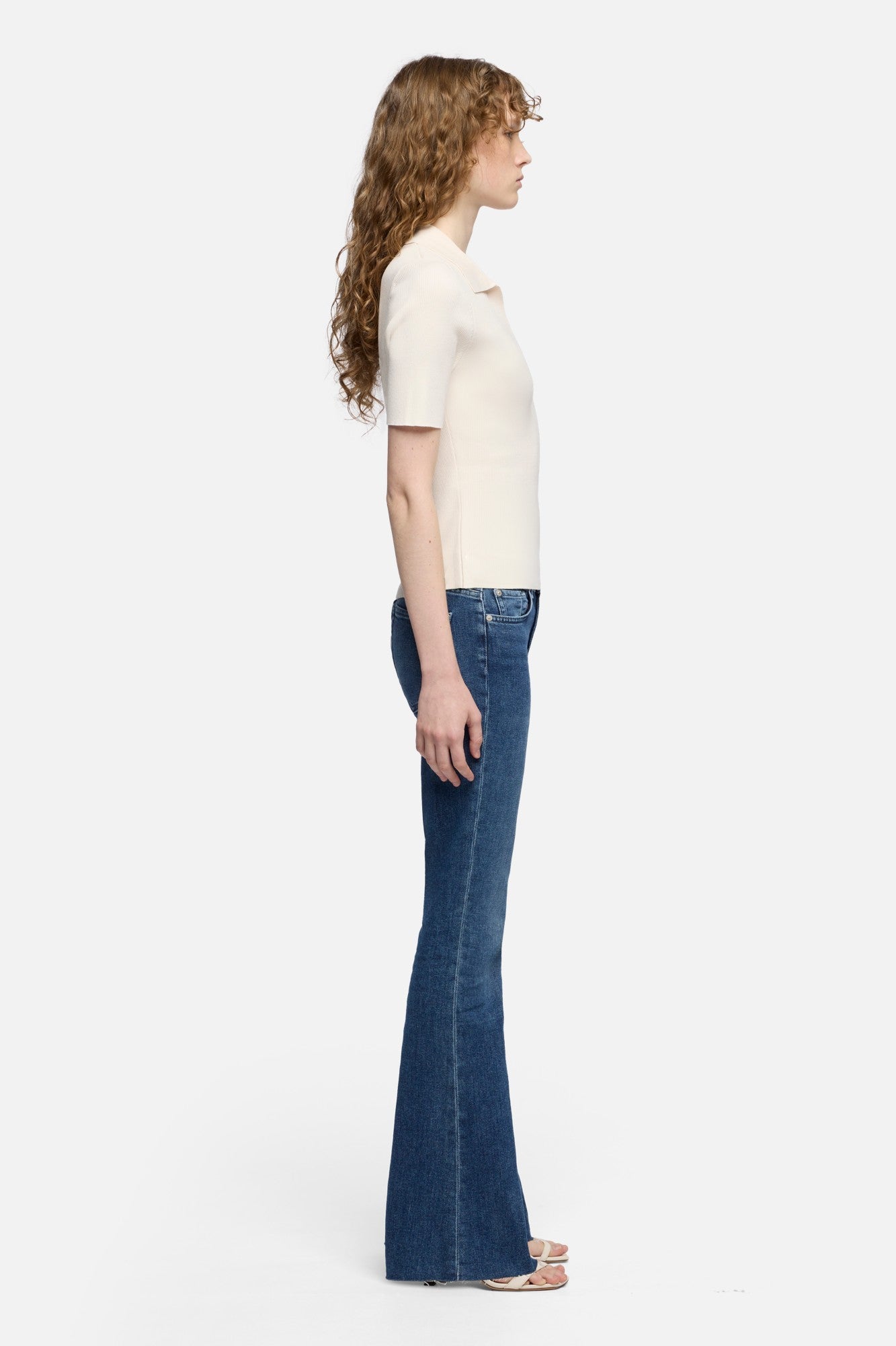7-for-all-mankind-short-sleeve-polo-sweater-glaze-damen image 6