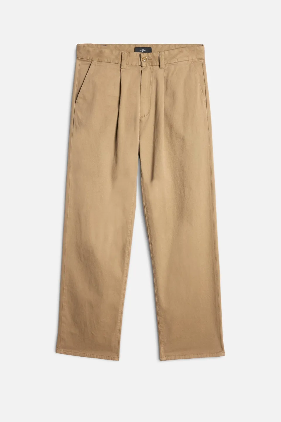 7-for-all-mankind-comfort-twill-pleated-trouser-herren-silver-mink image 1