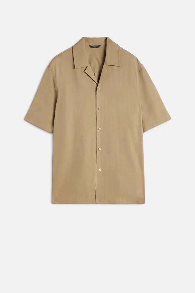 7-for-all-mankind-lyocell-camp-shirt-herren-hemd-in-taupe image 1
