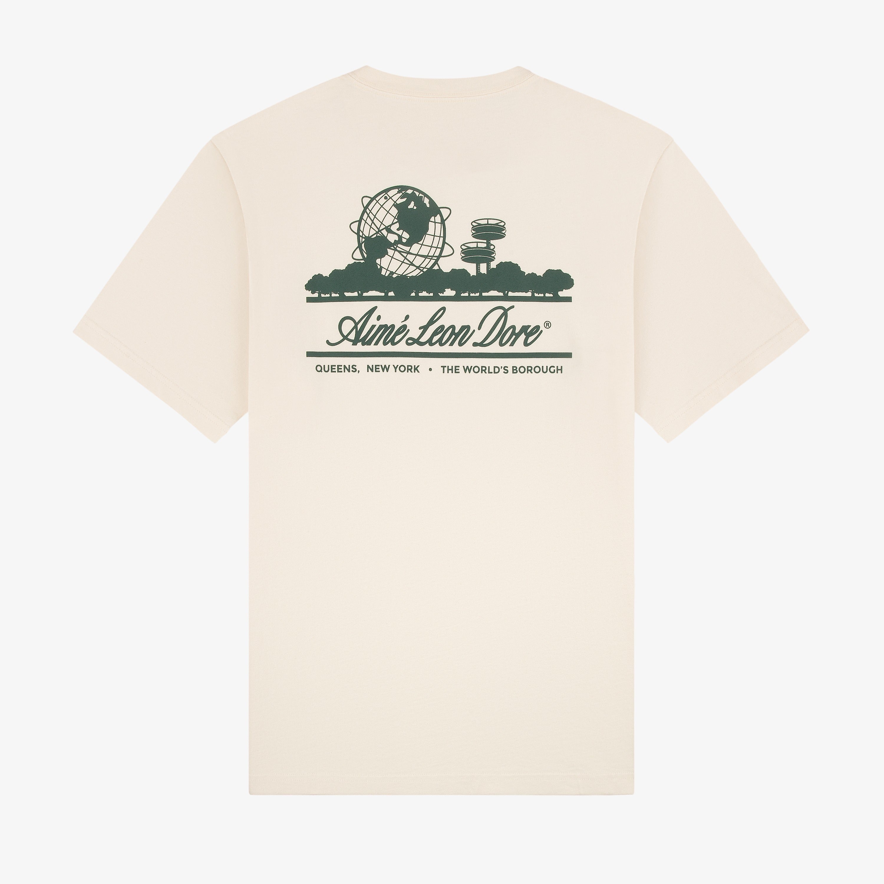 aim-leon-dore-unisphere-tee-cream image 1