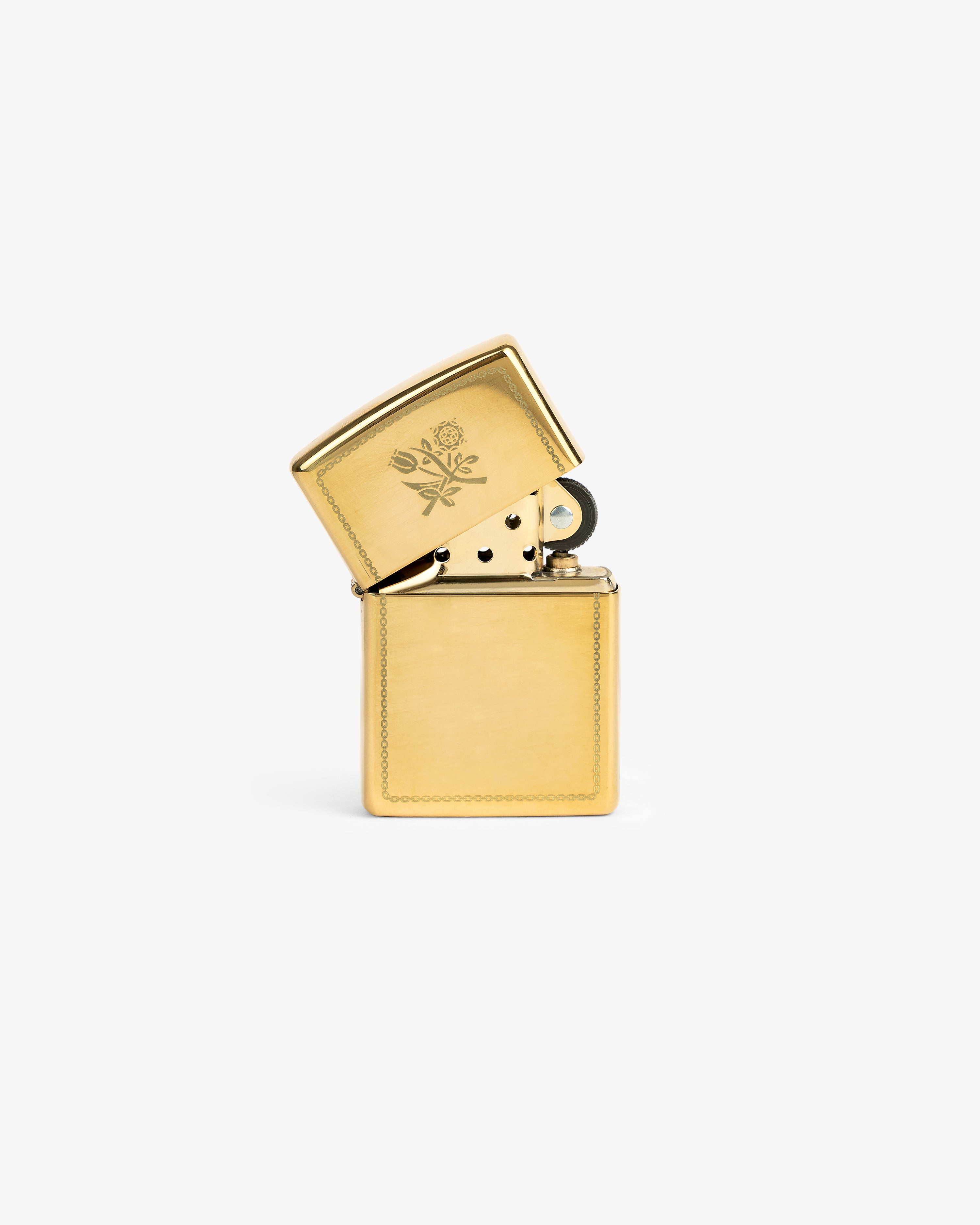 aim-leon-dore-graphic-zippo-lighter-gold image 3