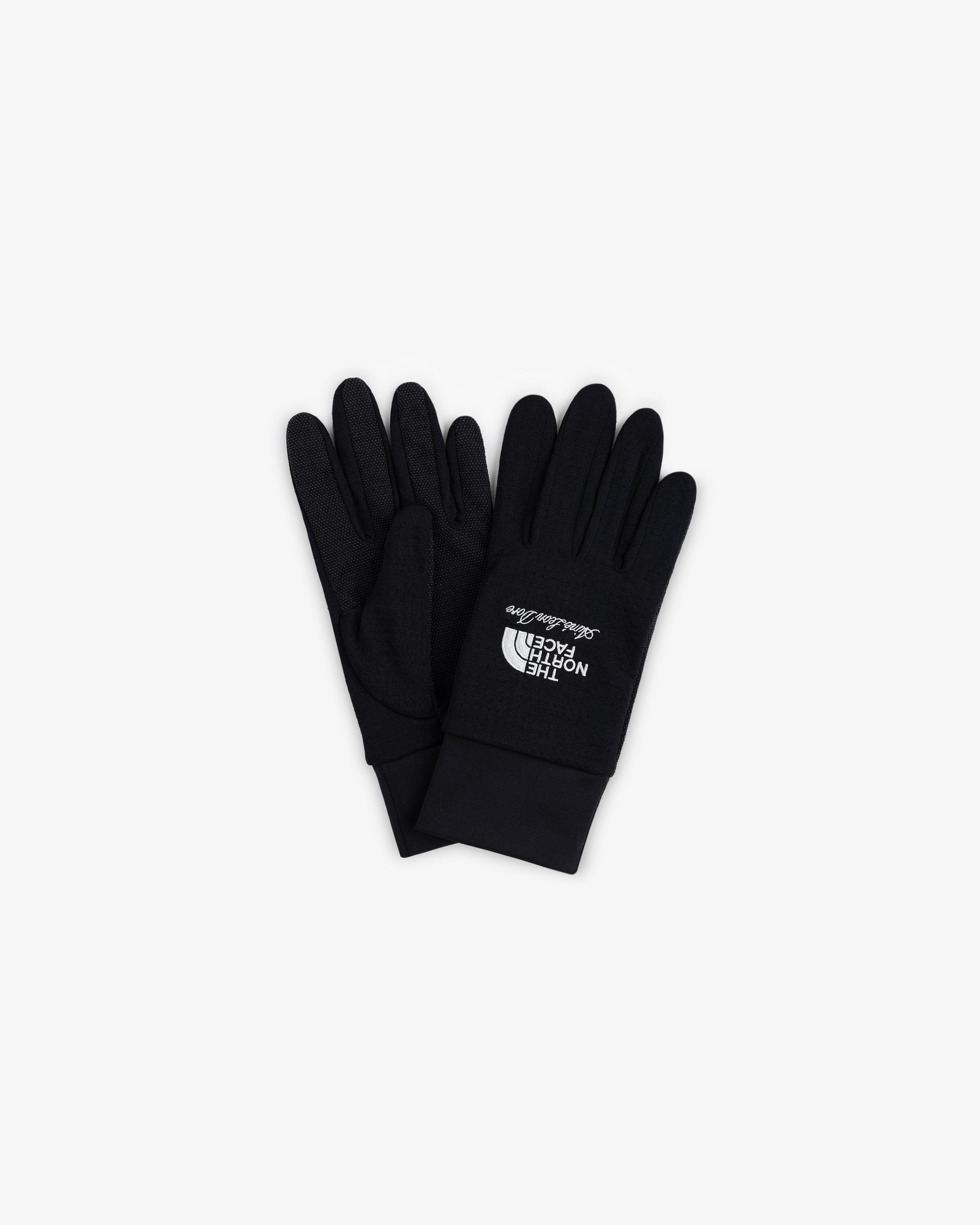 ald-the-north-face-dotknit-liner-gloves-handschuhe-schwarz image 2