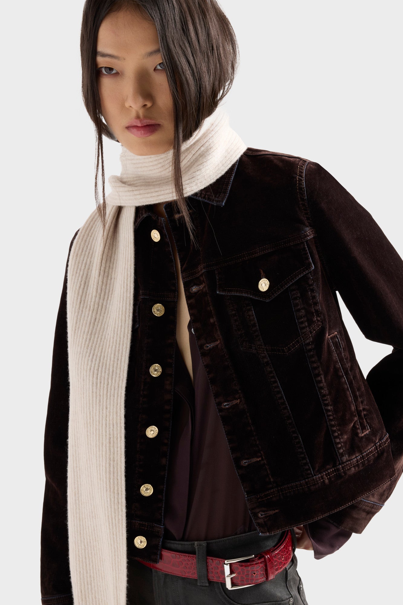 7-for-all-mankind-adi-trucker-jacket-flock-denim-brown image 6