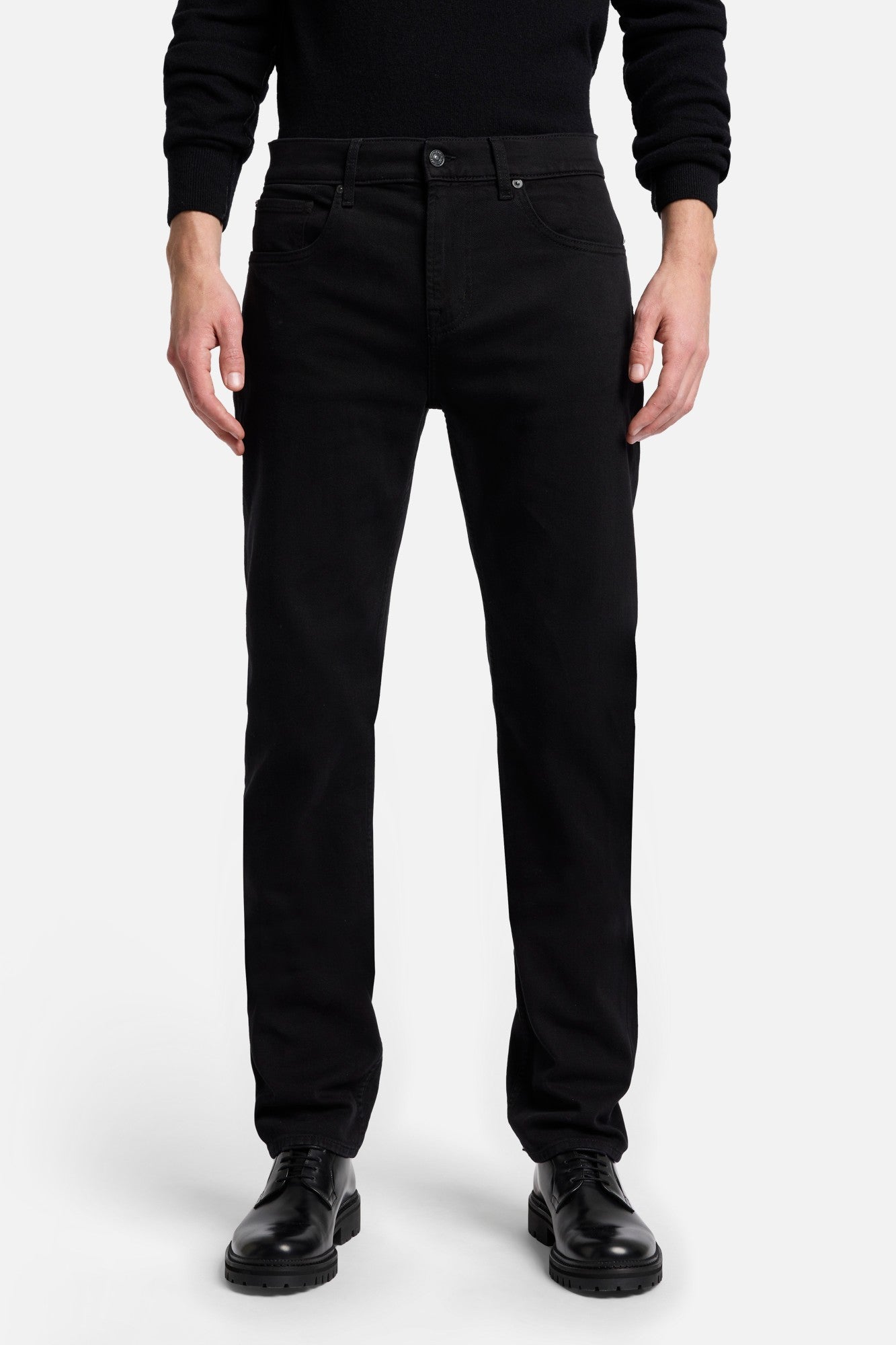 7-for-all-mankind-left-hand-slimmy-herren-jeans-true-black image 2