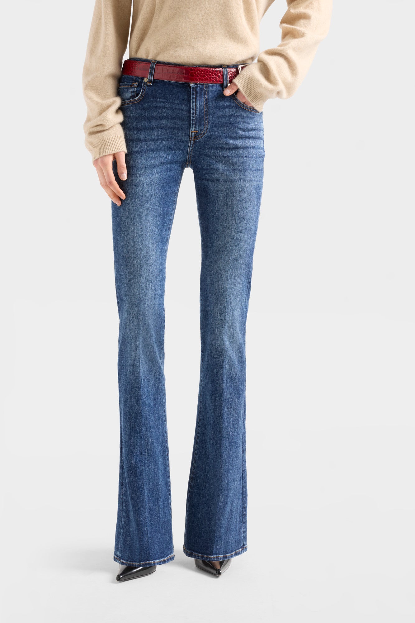 7-for-all-mankind-slim-illusion-bootcut-jeans-soho-light-damen image 3