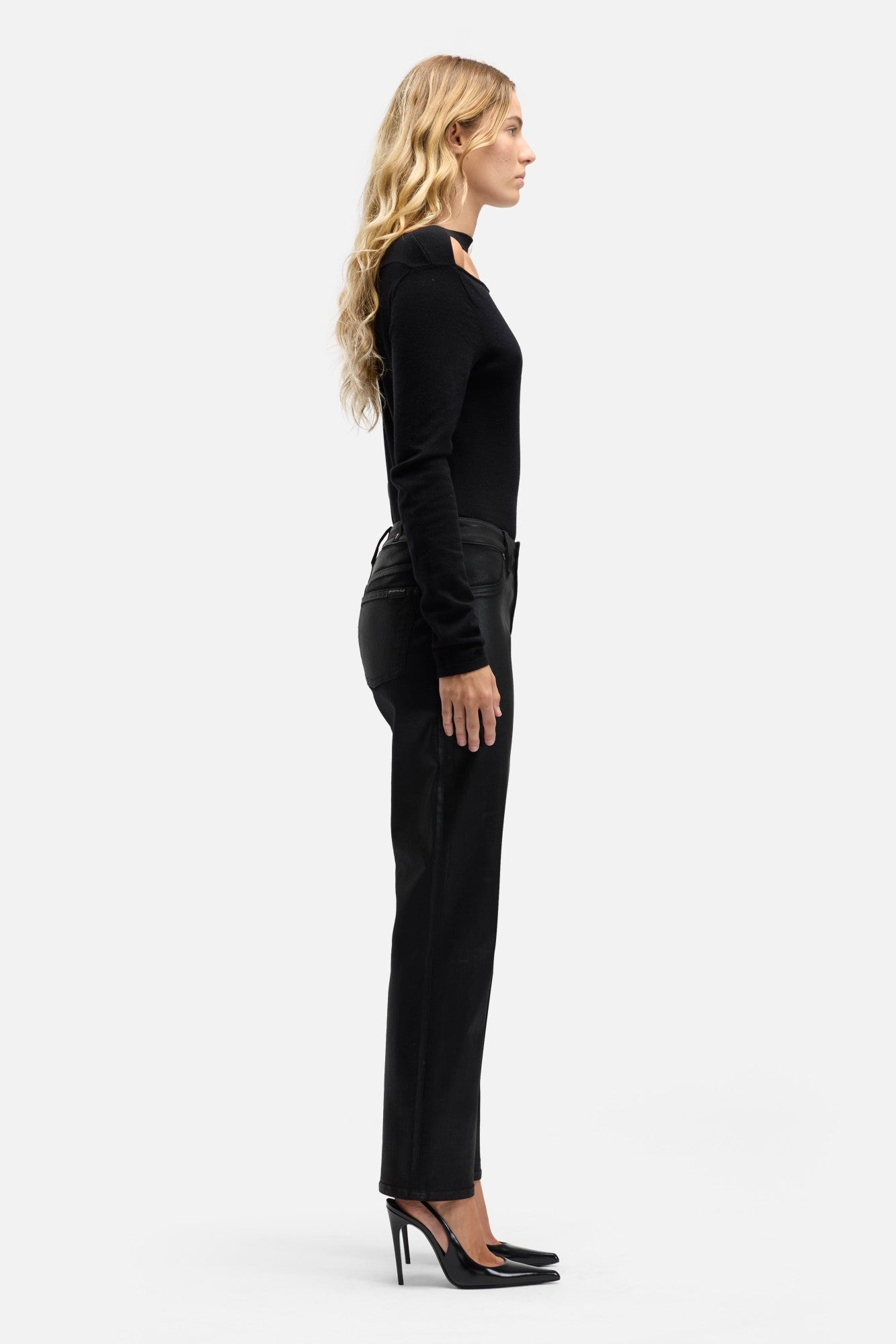 7-for-all-mankind-calie-straight-coated-jeans-damen-schwarz image 6