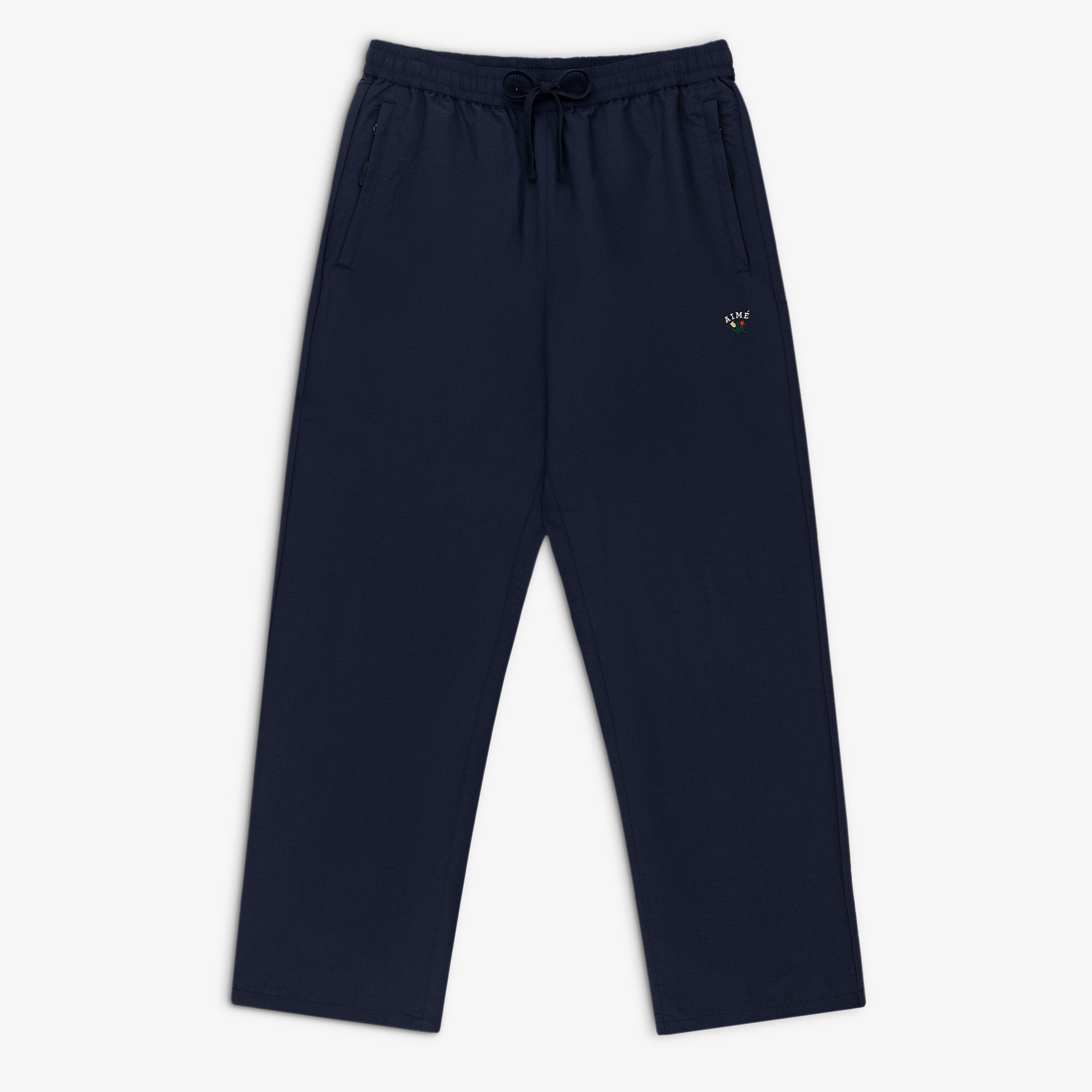 aim-leon-dore-crest-nylon-track-pant-navy-straight-fit image 1