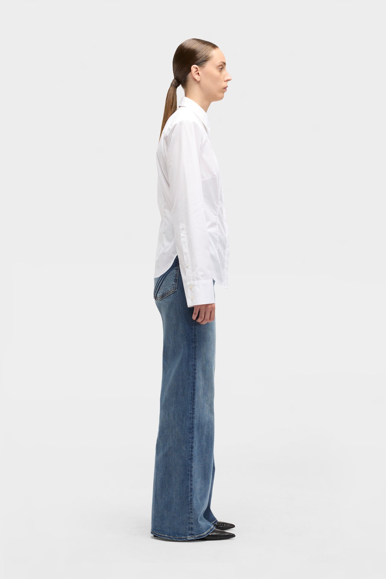 7-for-all-mankind-poplin-fitted-shirt-white-damen image 6