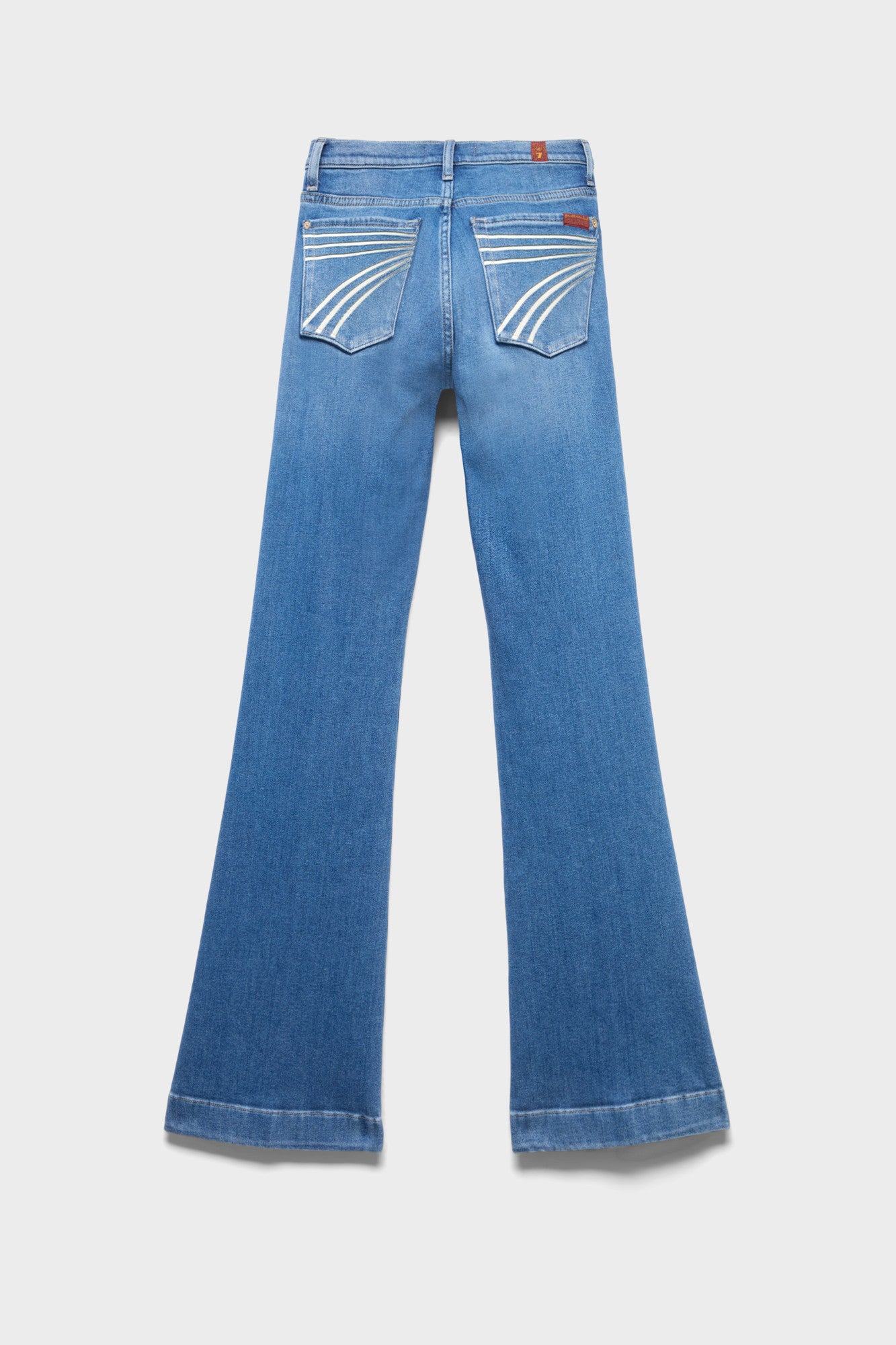 7-for-all-mankind-dojo-flare-jeans-slim-illusion-marine-damen image 1