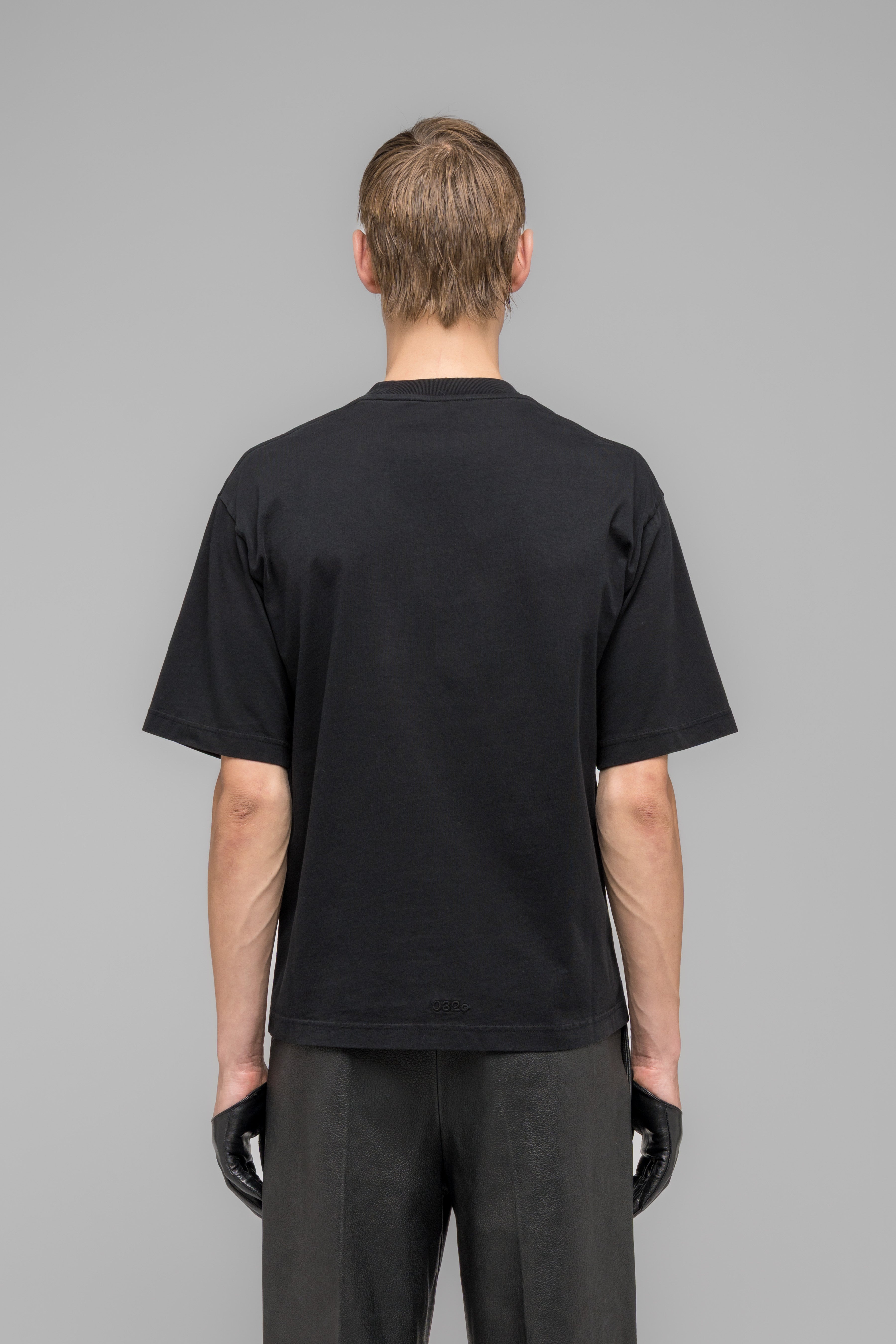 032c-t-shirt-mit-print-hardcore-since-2001-washed-black image 6
