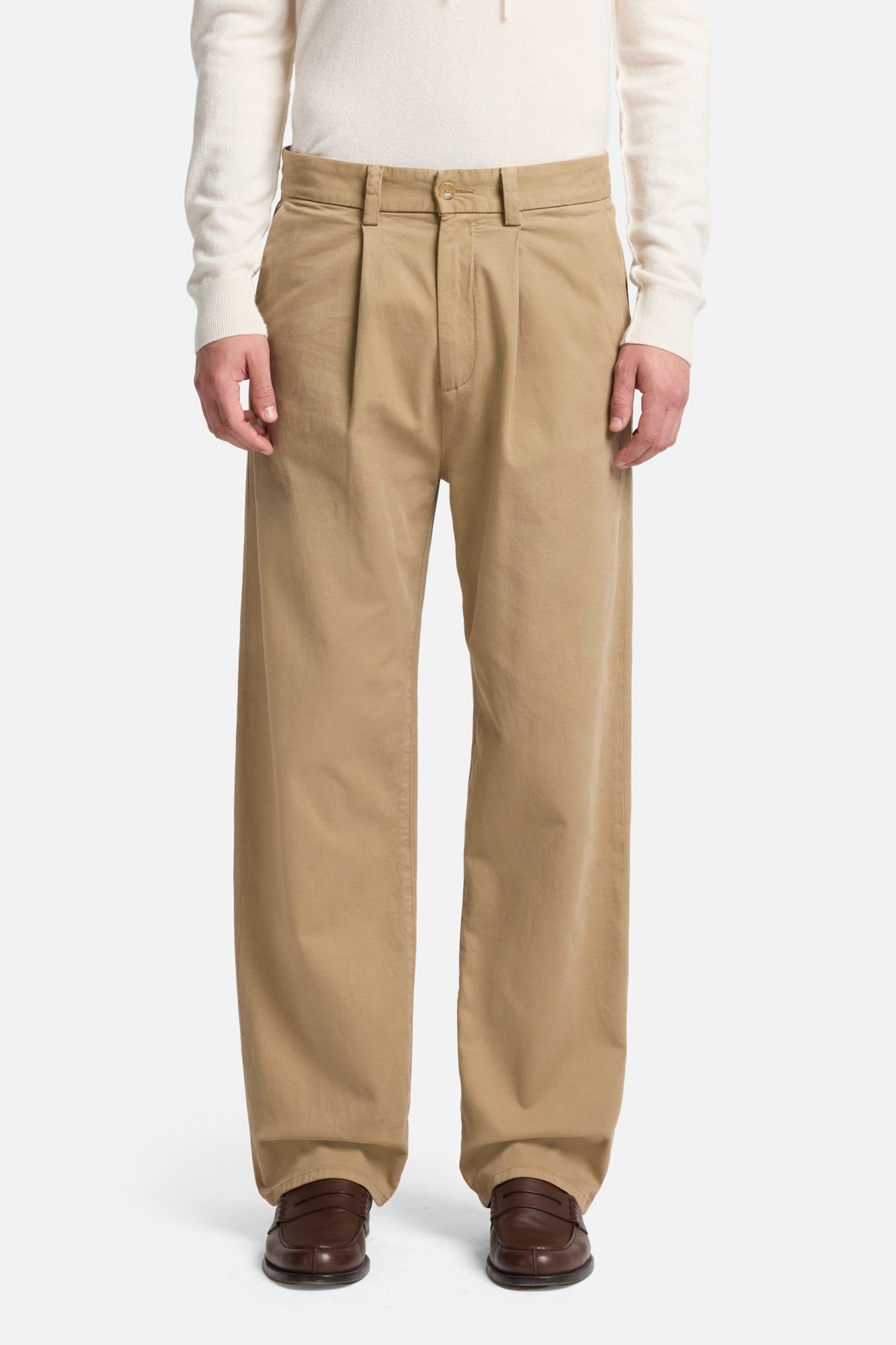 7-for-all-mankind-comfort-twill-pleated-trouser-herren-silver-mink image 3