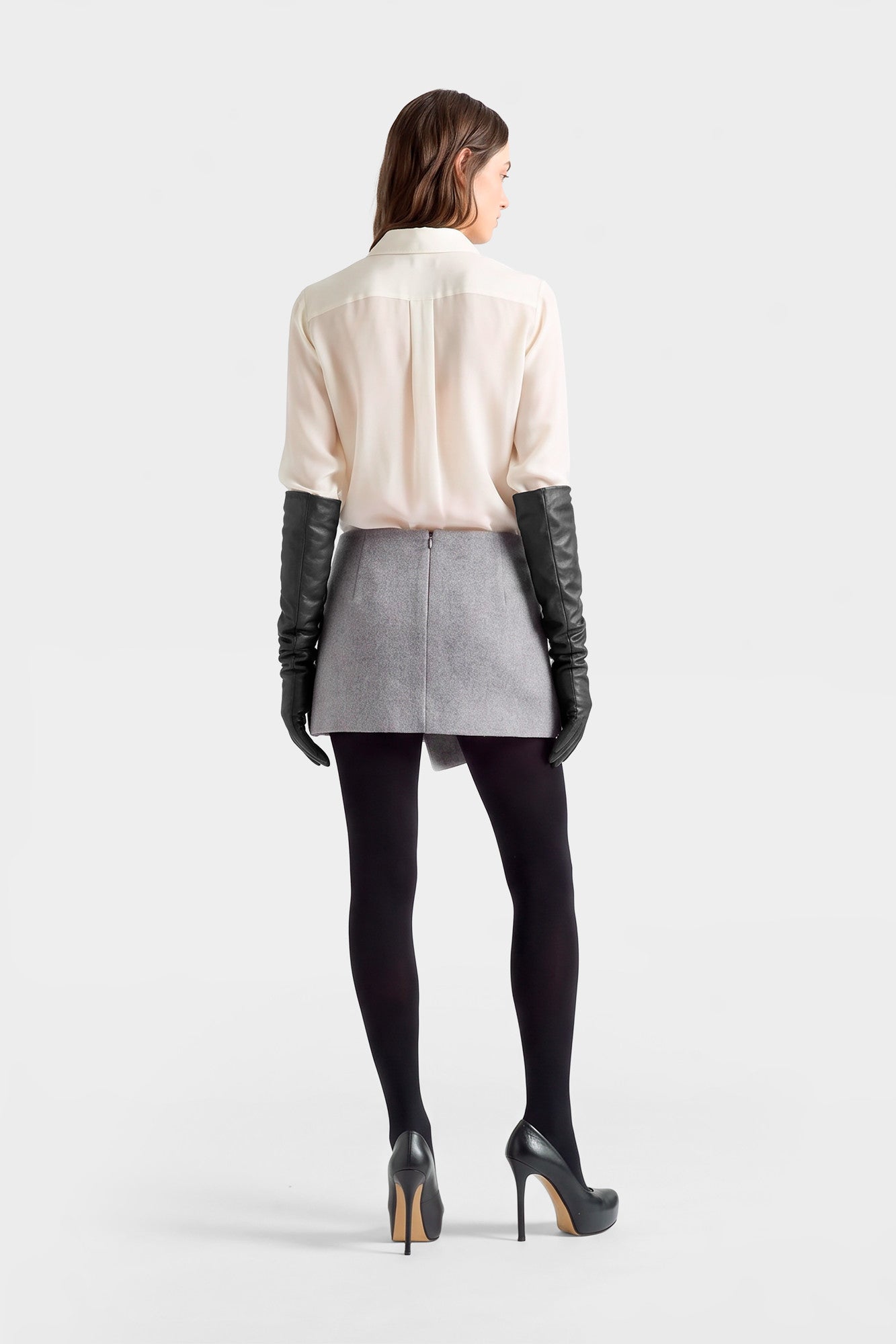 7-for-all-mankind-bow-mini-skirt-wool-blend-slate-damen image 5