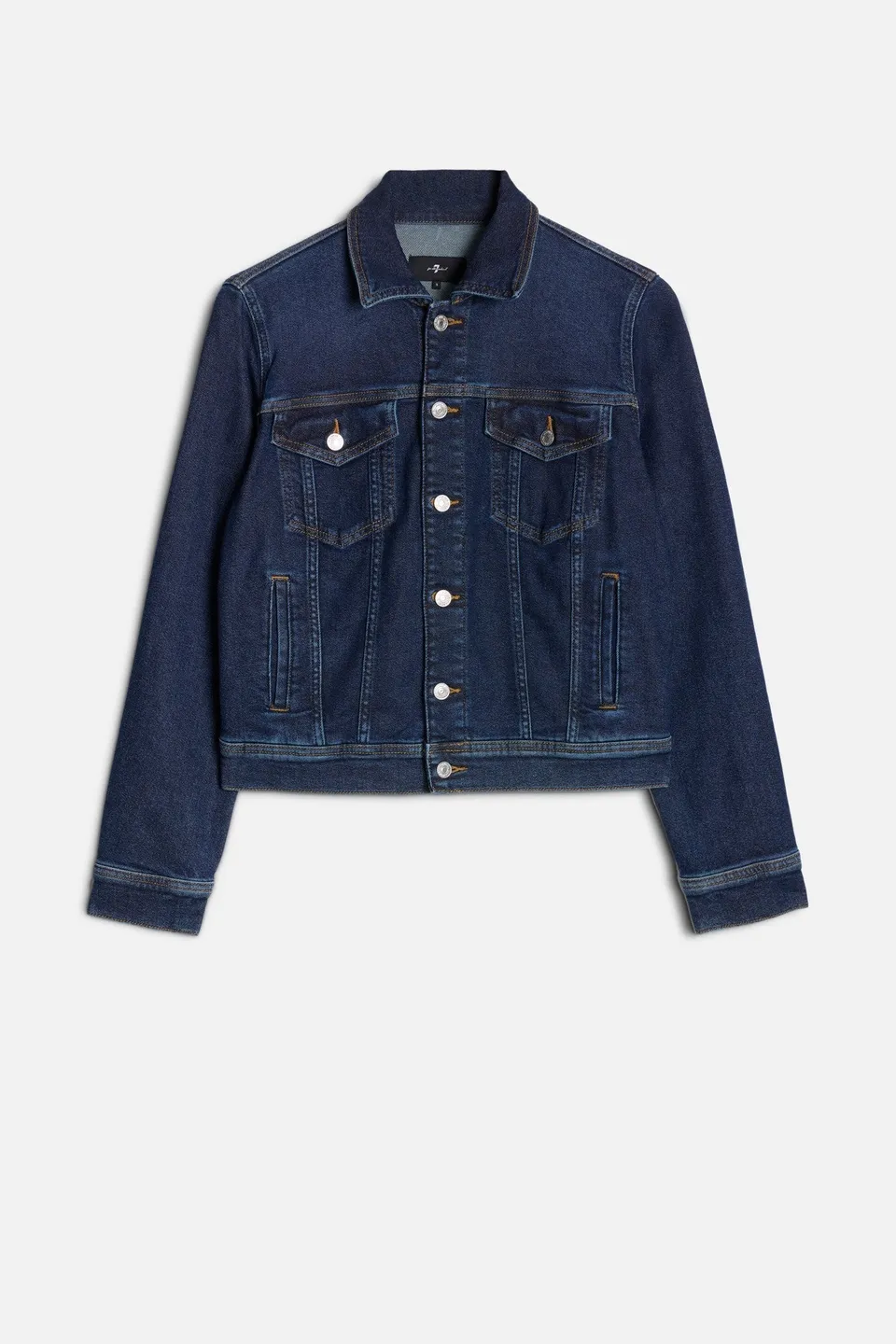 7-for-all-mankind-adi-trucker-jacket-luxe-vintage-bluecrest image 1