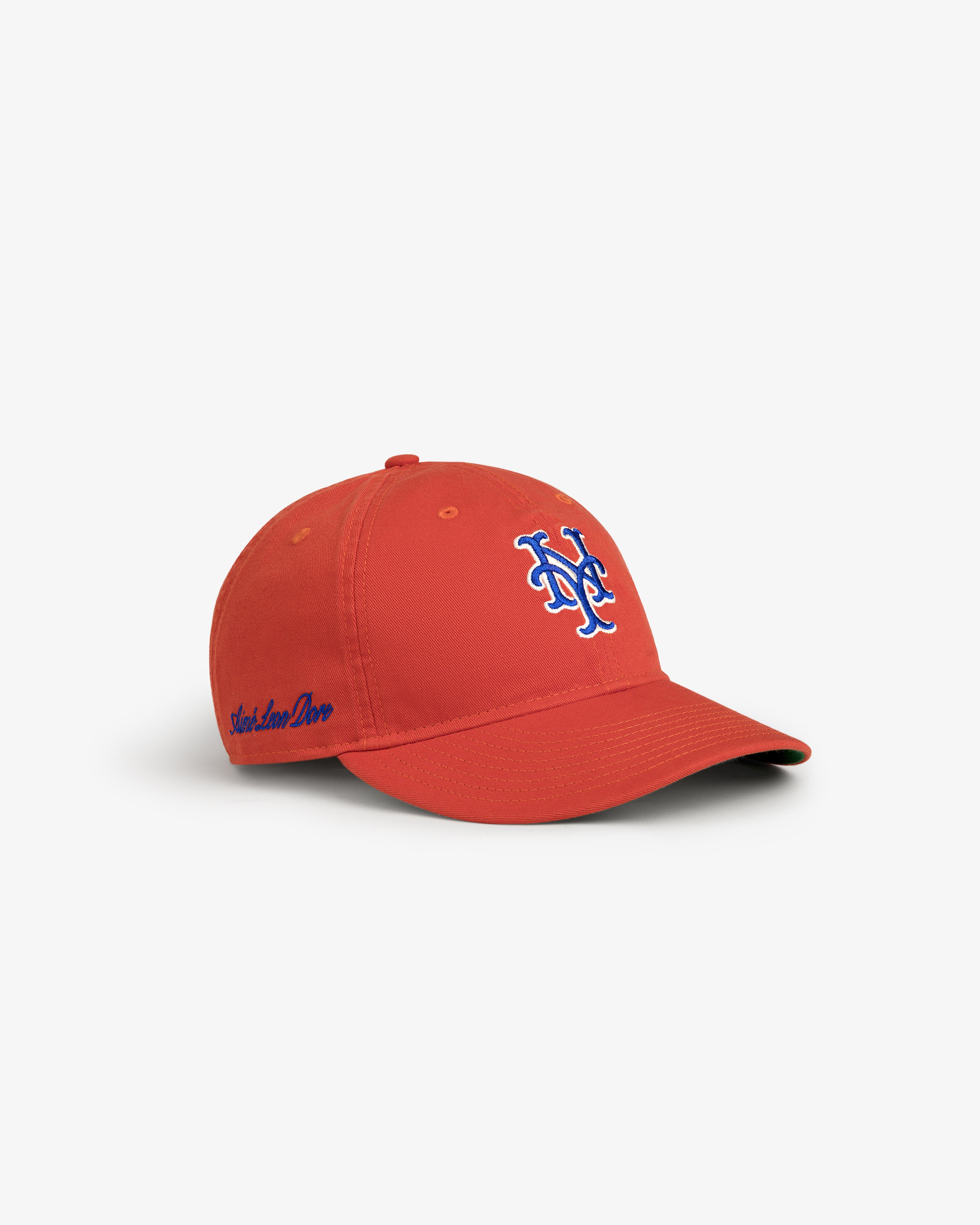 aim-leon-dore-x-new-era-mets-retro-fit-hat-cap-orange image 4