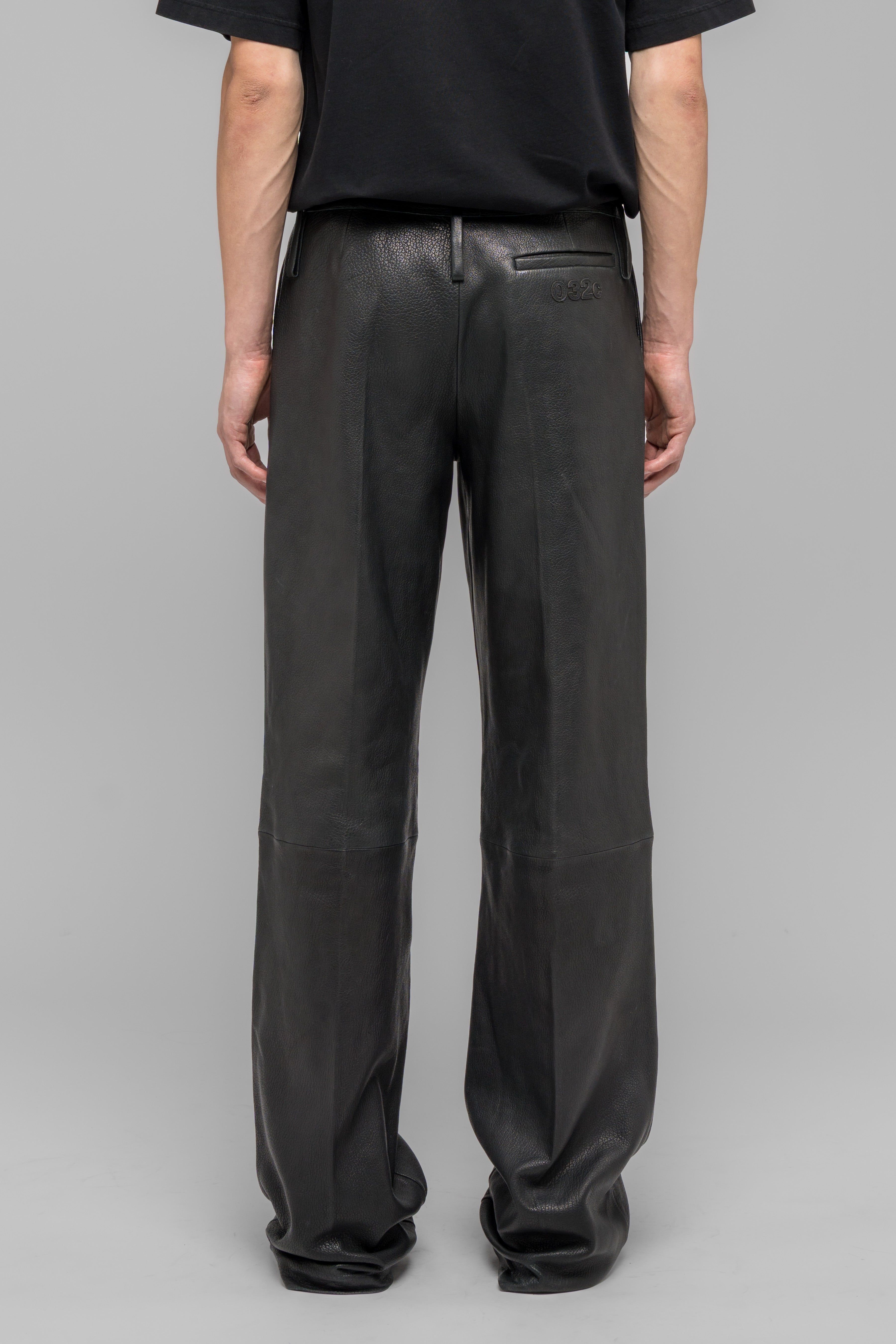 032c-leather-wide-leg-trousers-lederhose-weit image 5