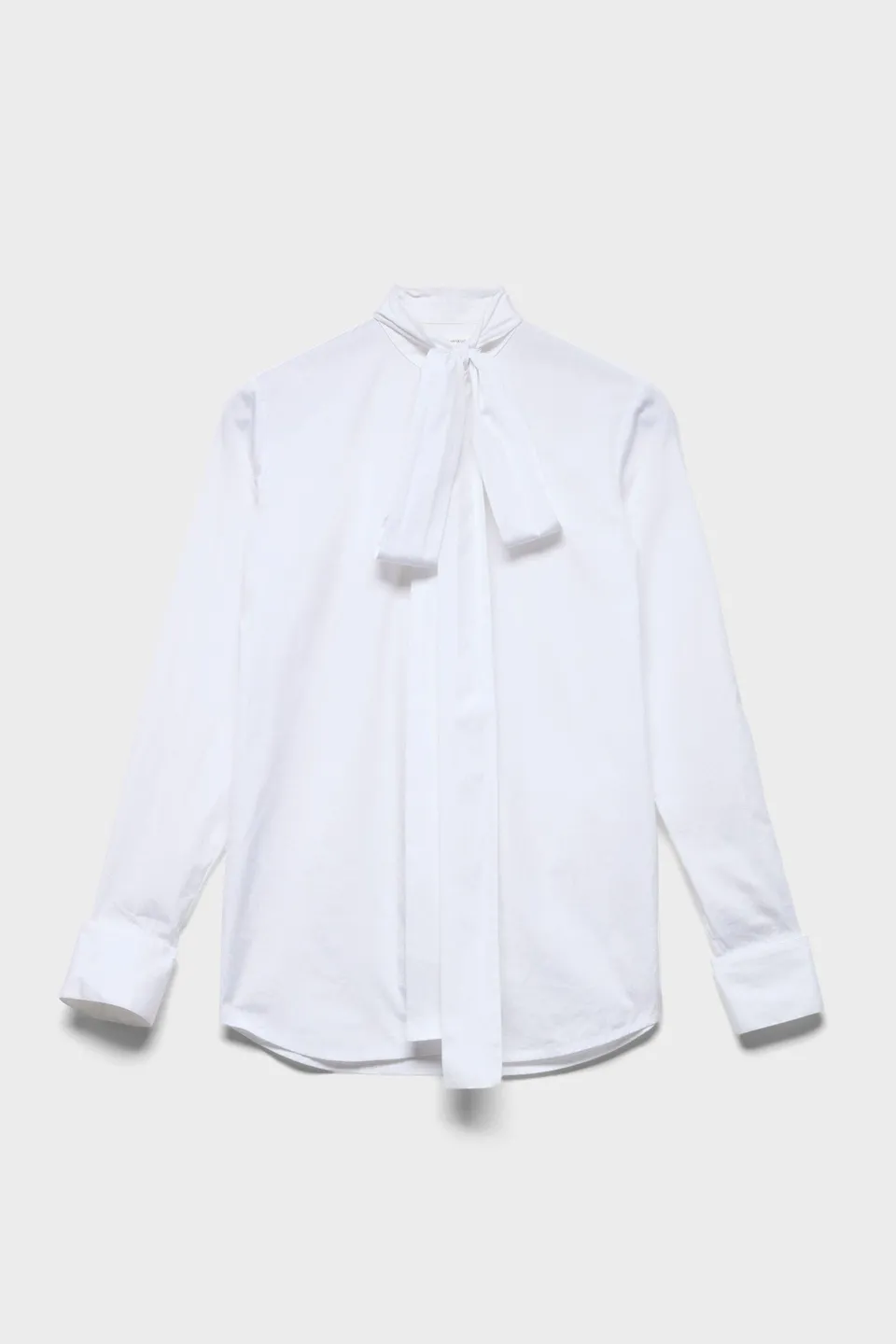 7-for-all-mankind-long-sleeve-bow-shirt-bluse-poplin-off-white-damen image 1