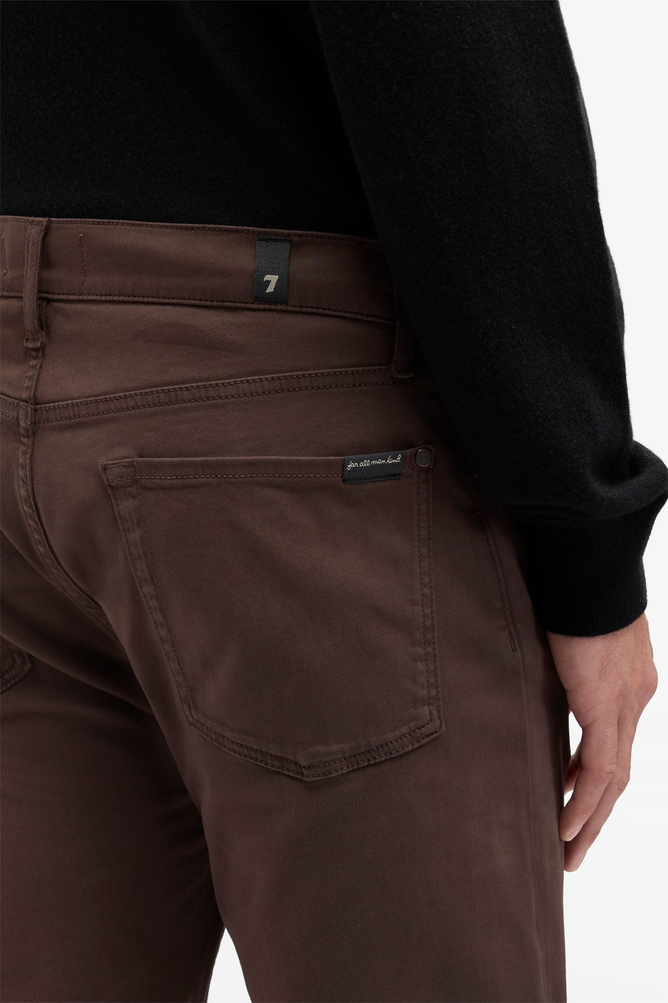 7-for-all-mankind-slimmy-sateen-hose-herren-luxe-performance-coffee-bean-braun image 4